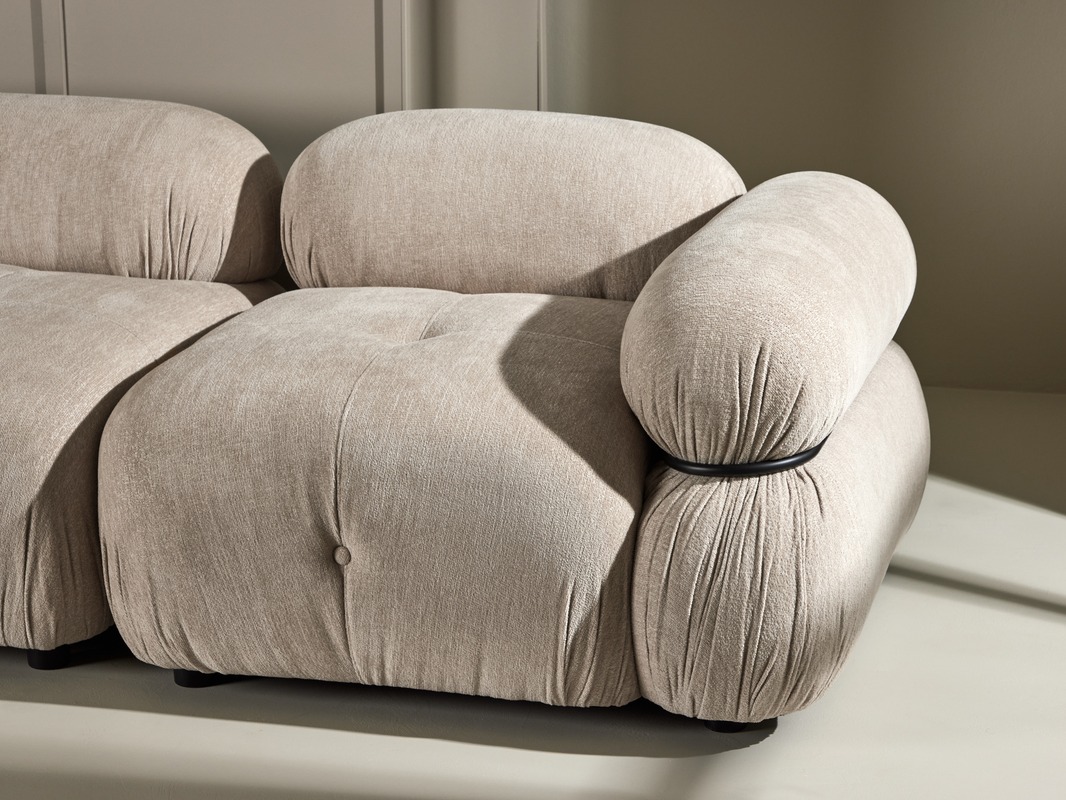 Modular sofa Evardale 104 (Beige + Black)