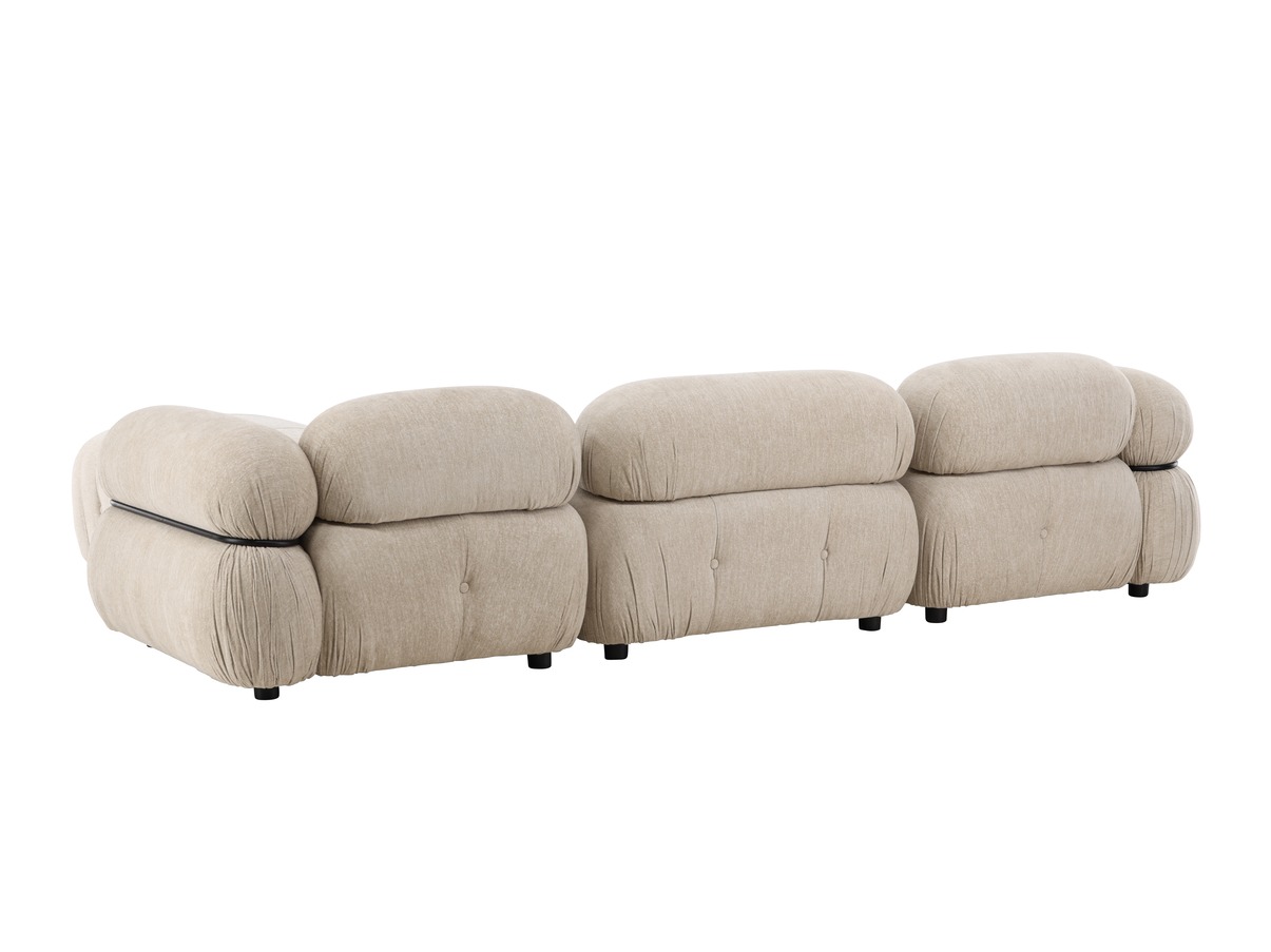 Modular sofa Evardale 104 (Beige + Black)