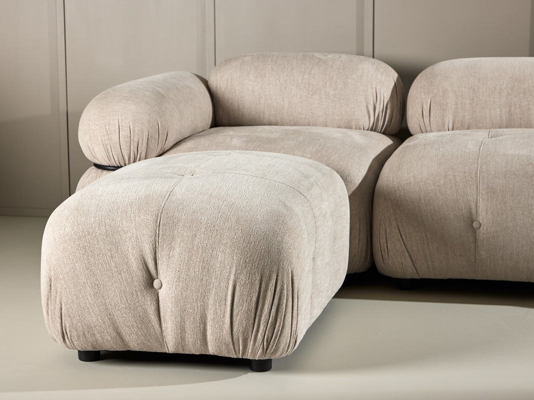 Modular sofa Evardale 104 (Beige + Black)