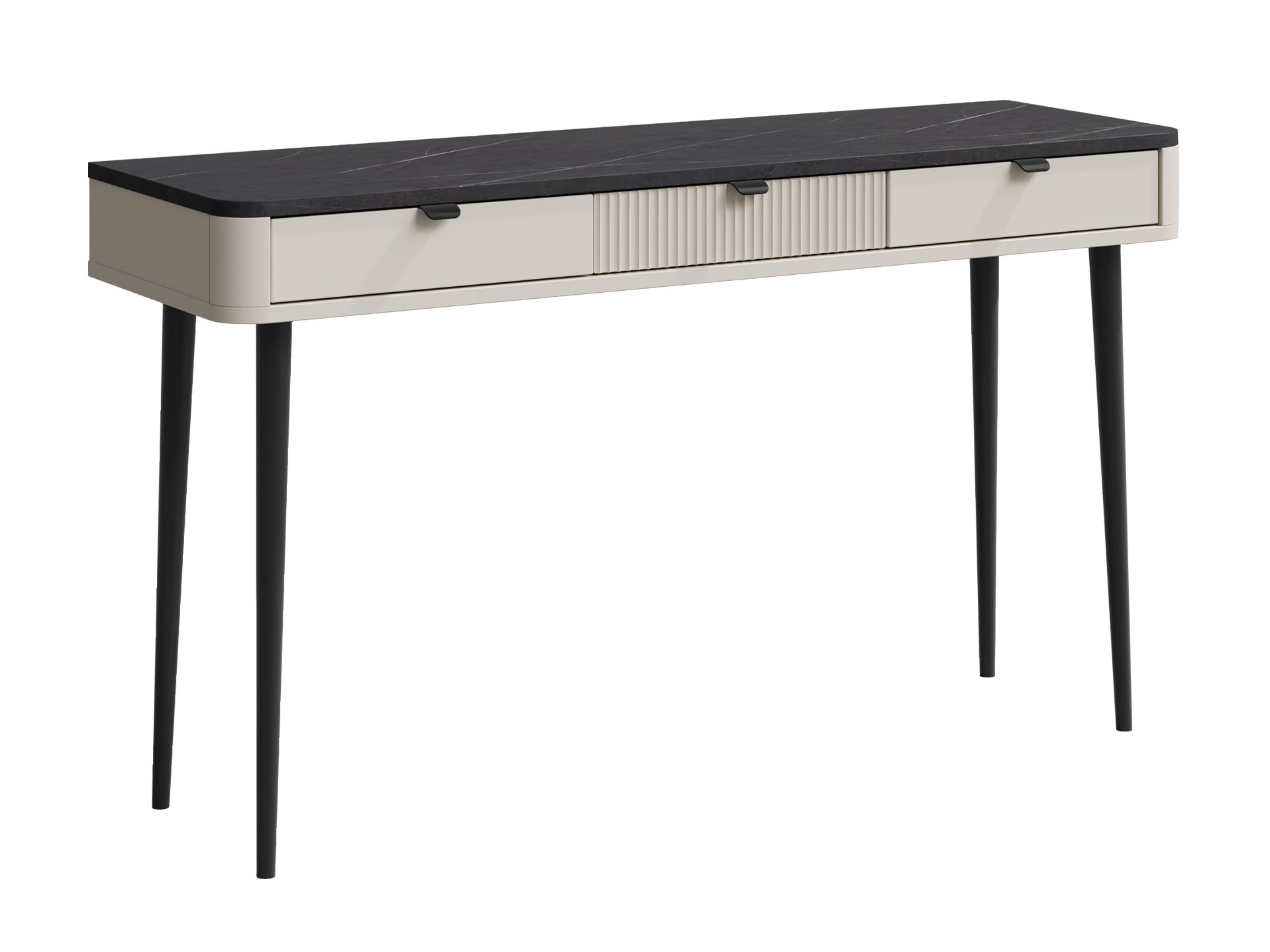 Desk Lufela 114 (Cashmere + Grey marble)