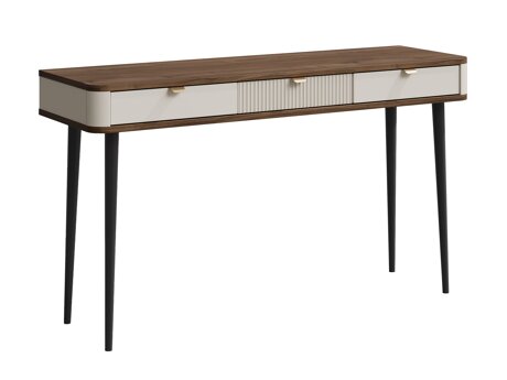 Desk Lufela 114 (Cashmere + Walnut)