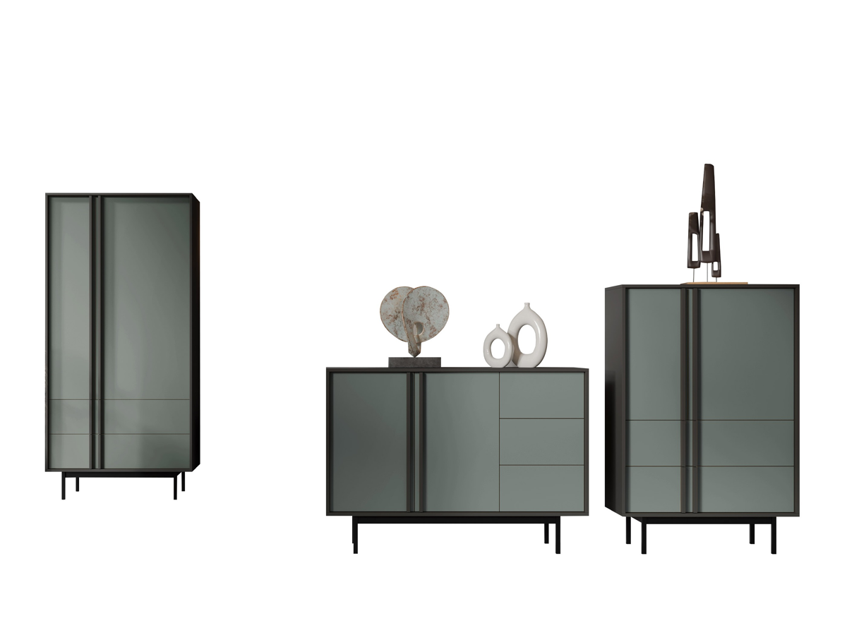 Living room set Levali 116 (Dusty green)