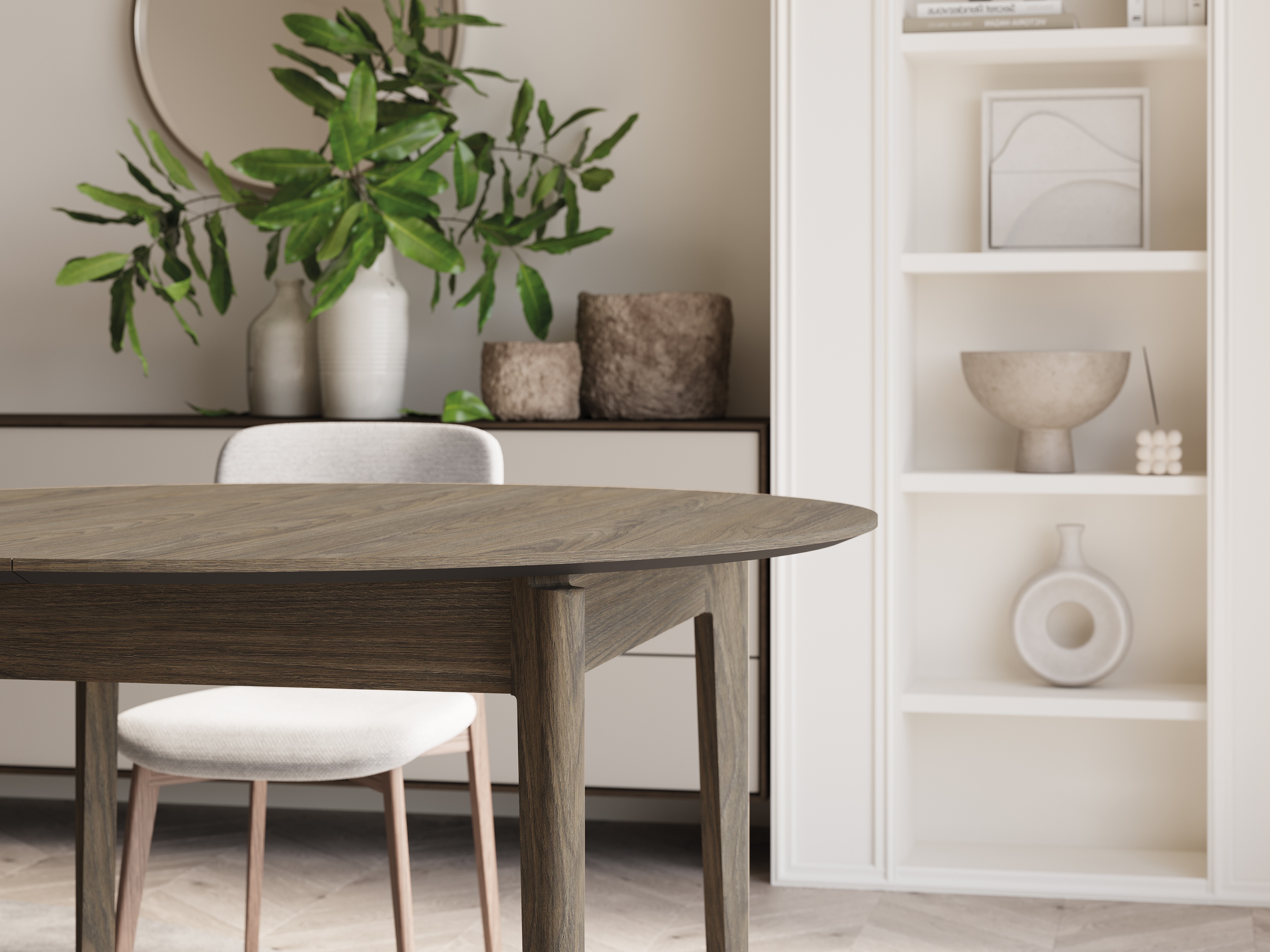 Table Fresno 175 (Dark oak)