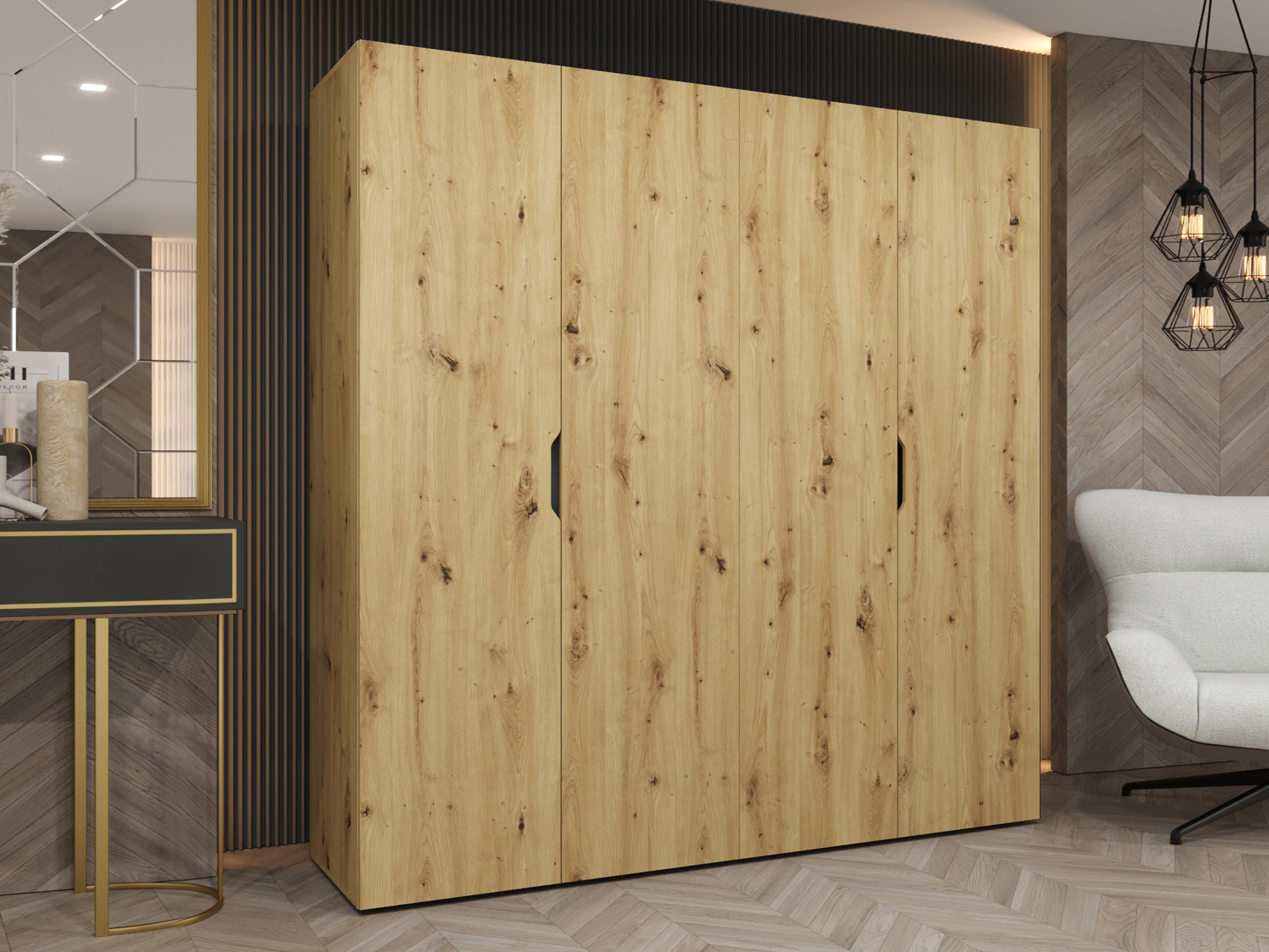 Wardrobe Hartford 513 (Artisan oak)