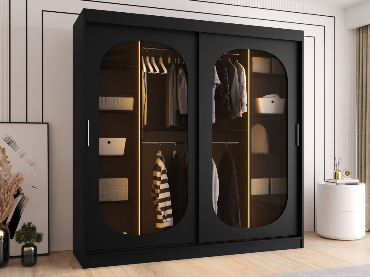 Wardrobe Hartford 521 (Black)