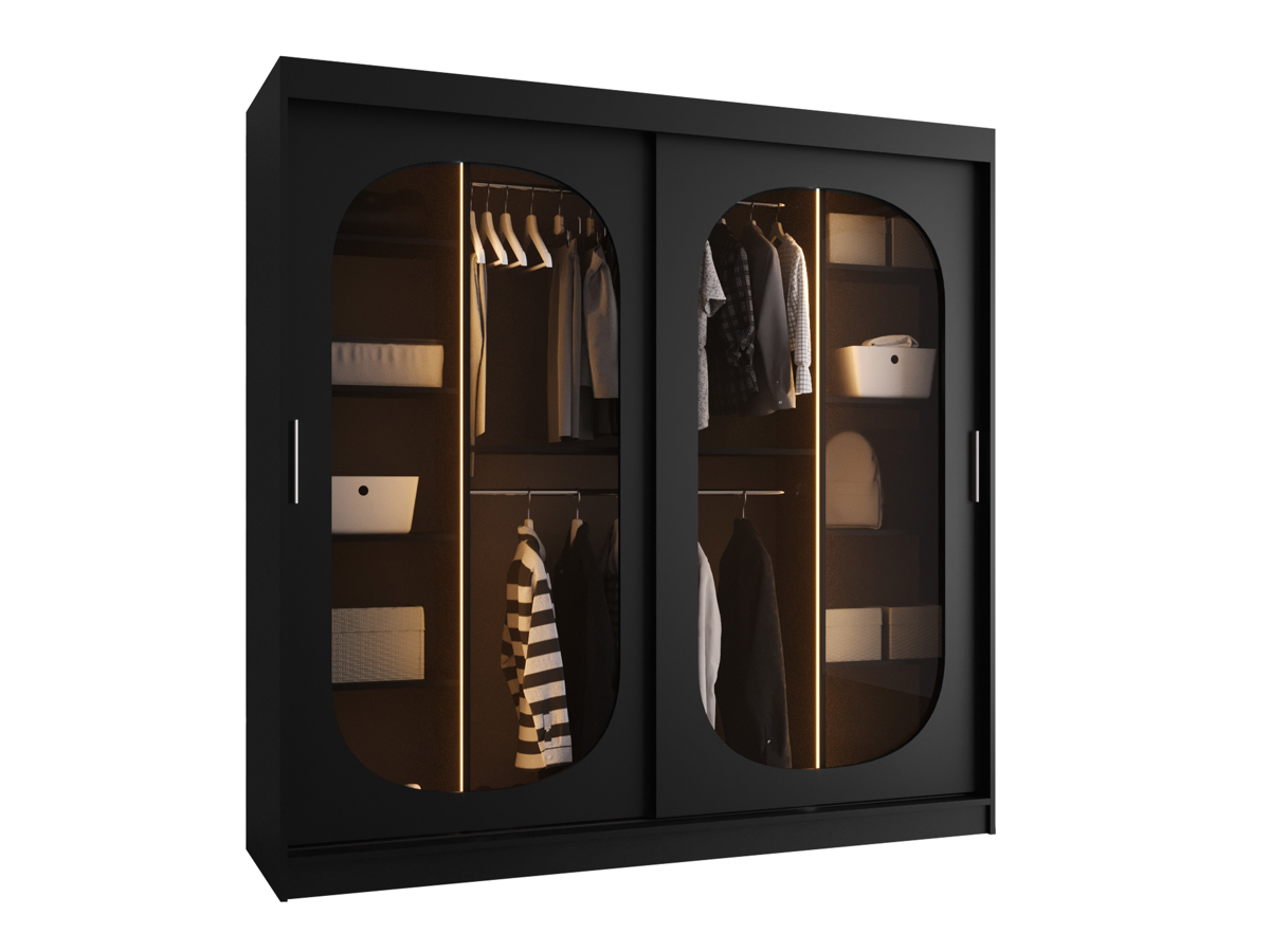 Wardrobe Hartford 521 (Black)