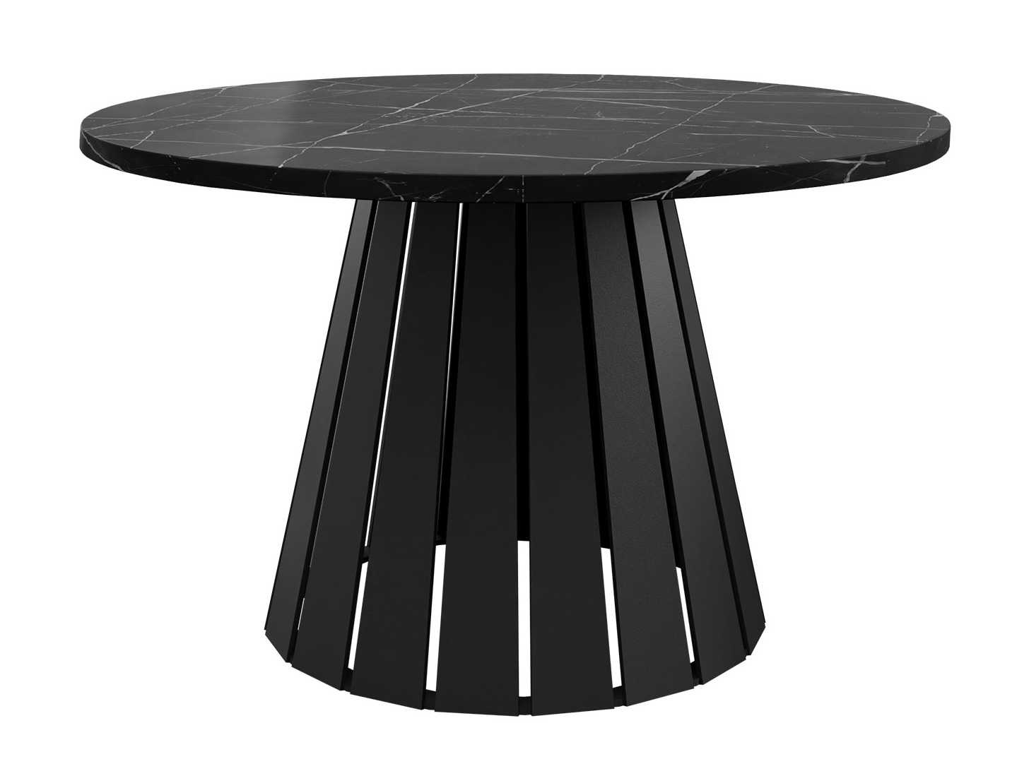 Coffee table Oswego 134 (Black + Black marble)