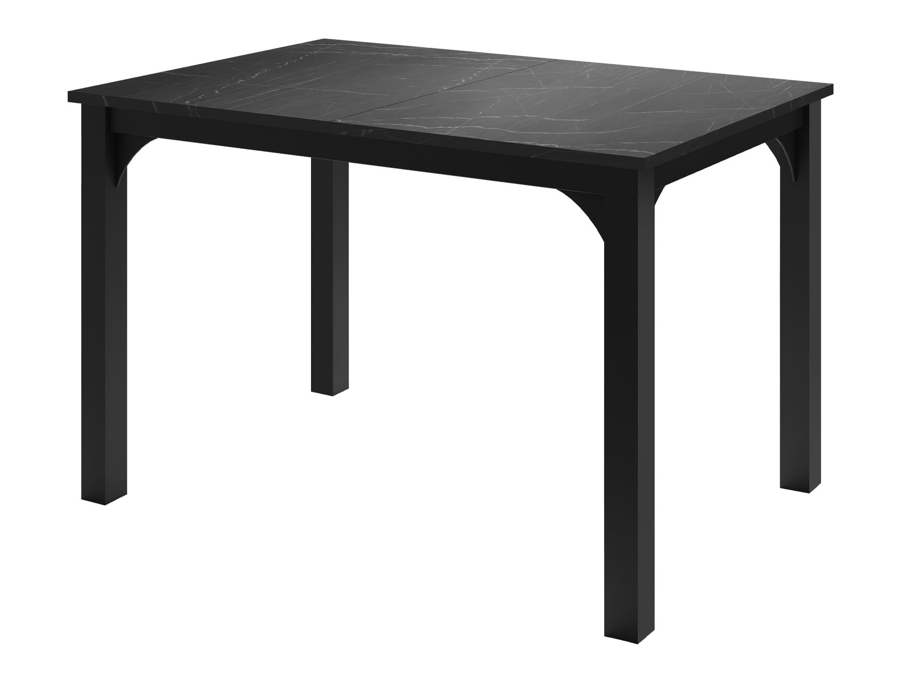 Table Oswego 135 (Black marble + Black)