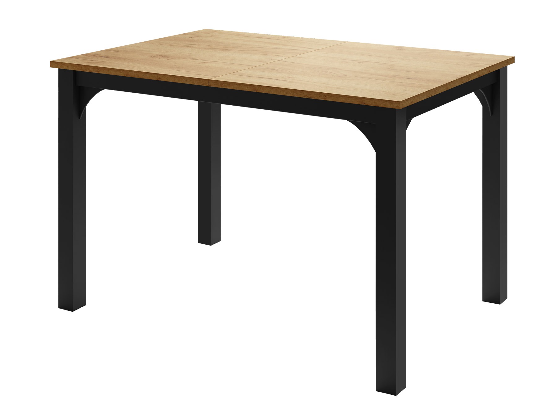 Table Oswego 135 (Craft golden oak + Black)