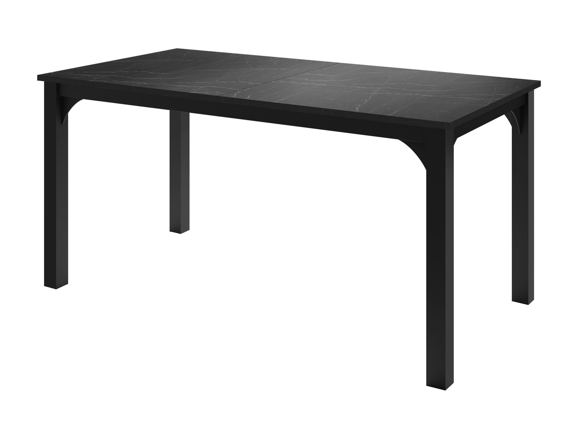 Table Oswego 137 (Black marble + Black)