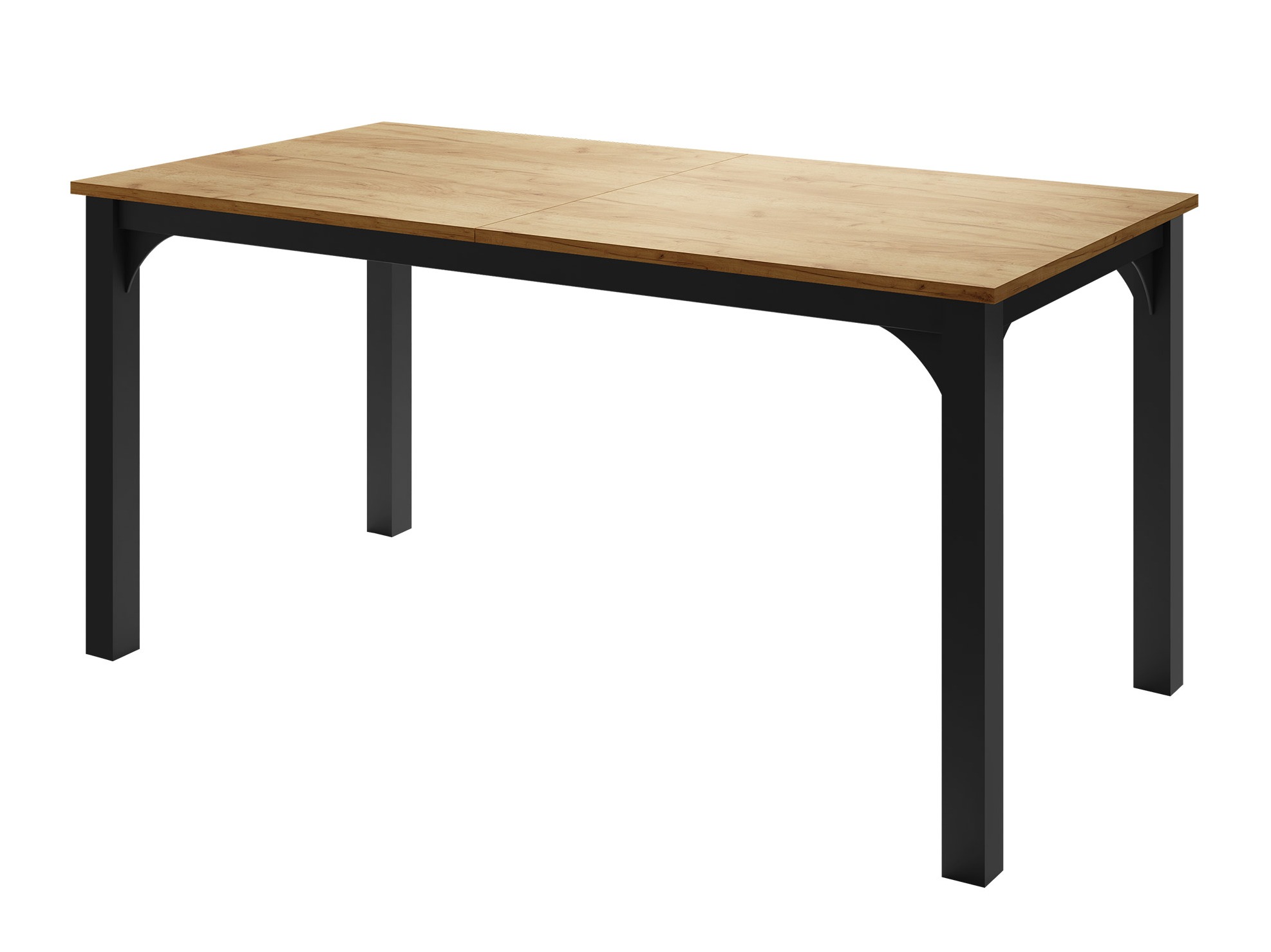 Table Oswego 137 (Craft golden oak + Black)