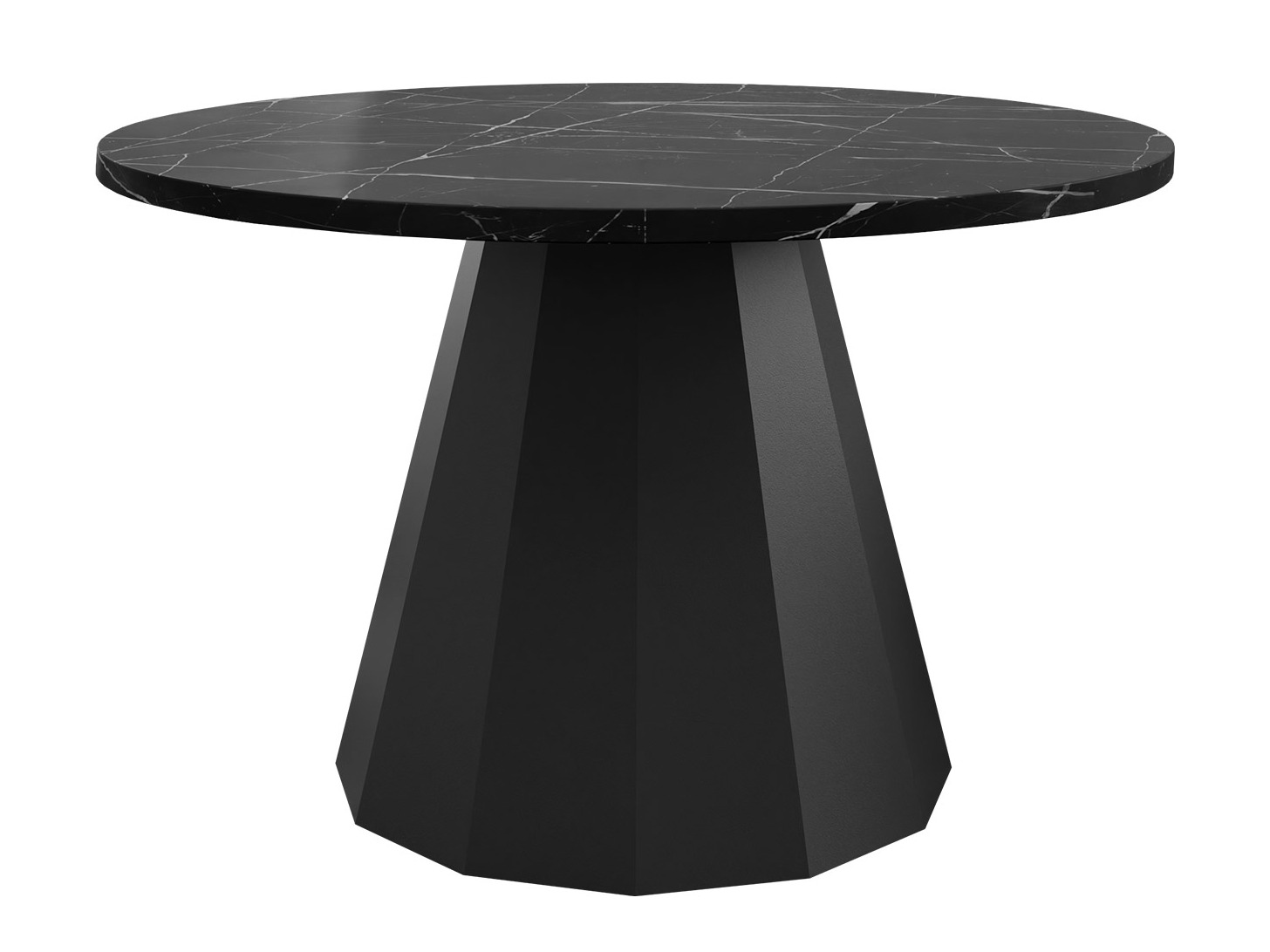 Coffee table Oswego 139 (Black + Black marble)