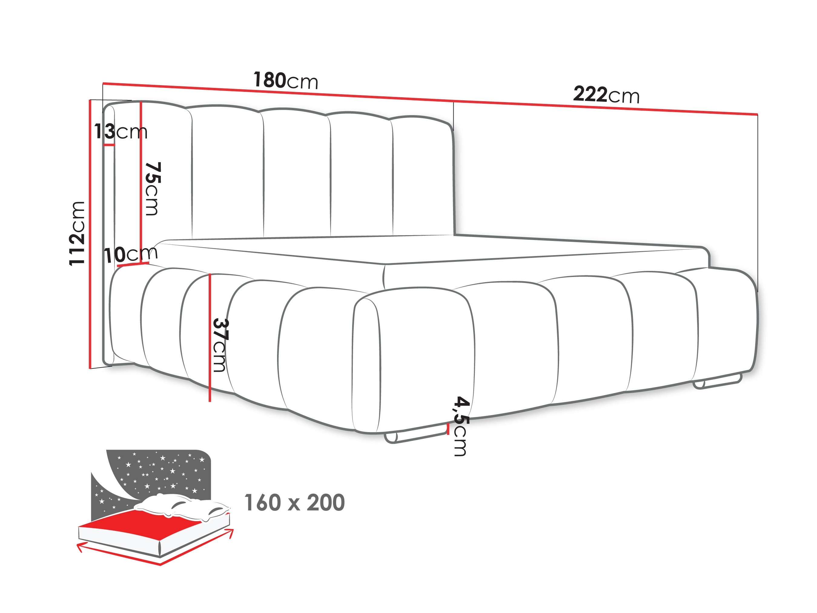 Bed TrendyNest Alceus I (Abriamo 08)