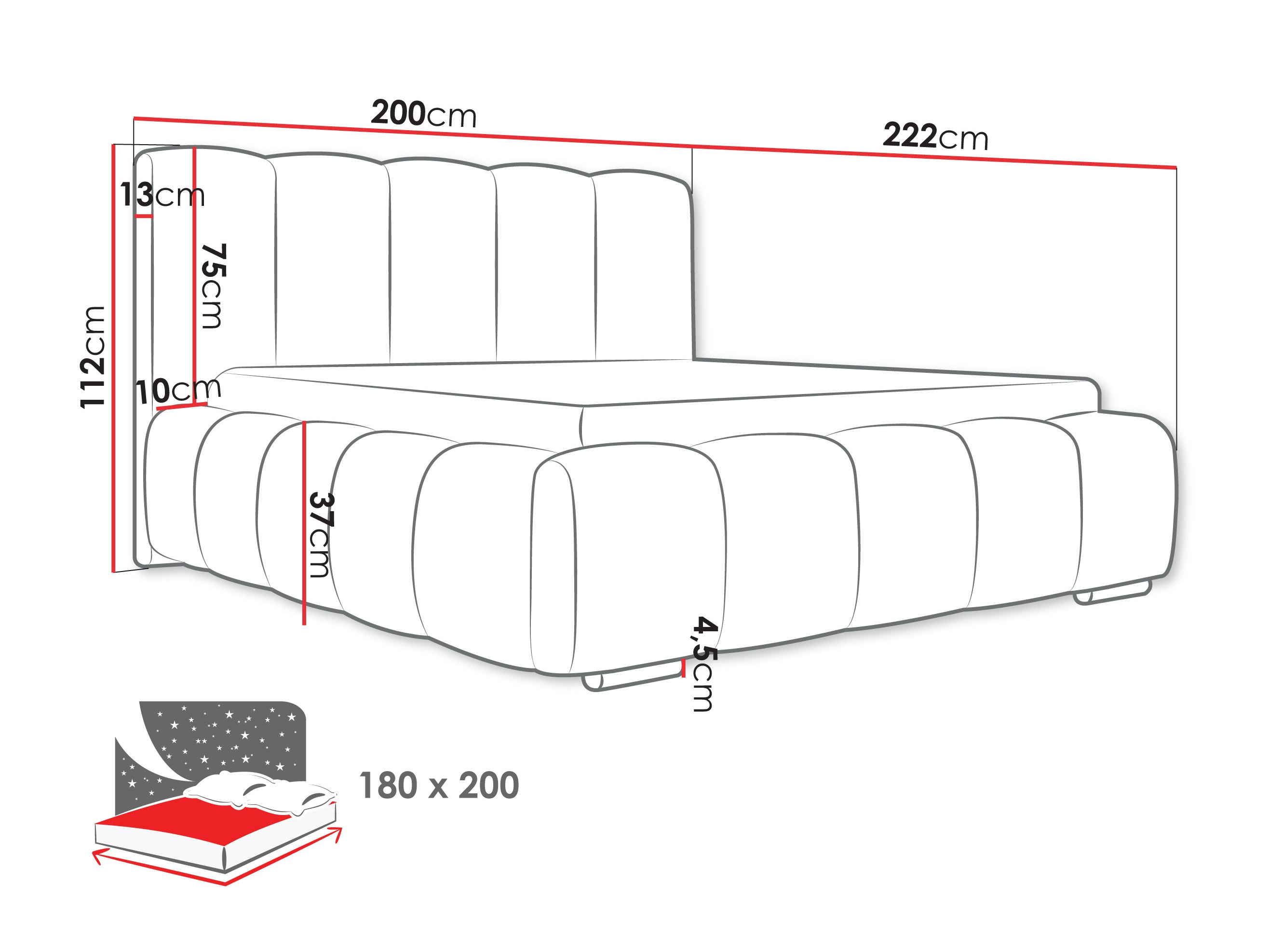 Bed TrendyNest Alceus I (Abriamo 11)