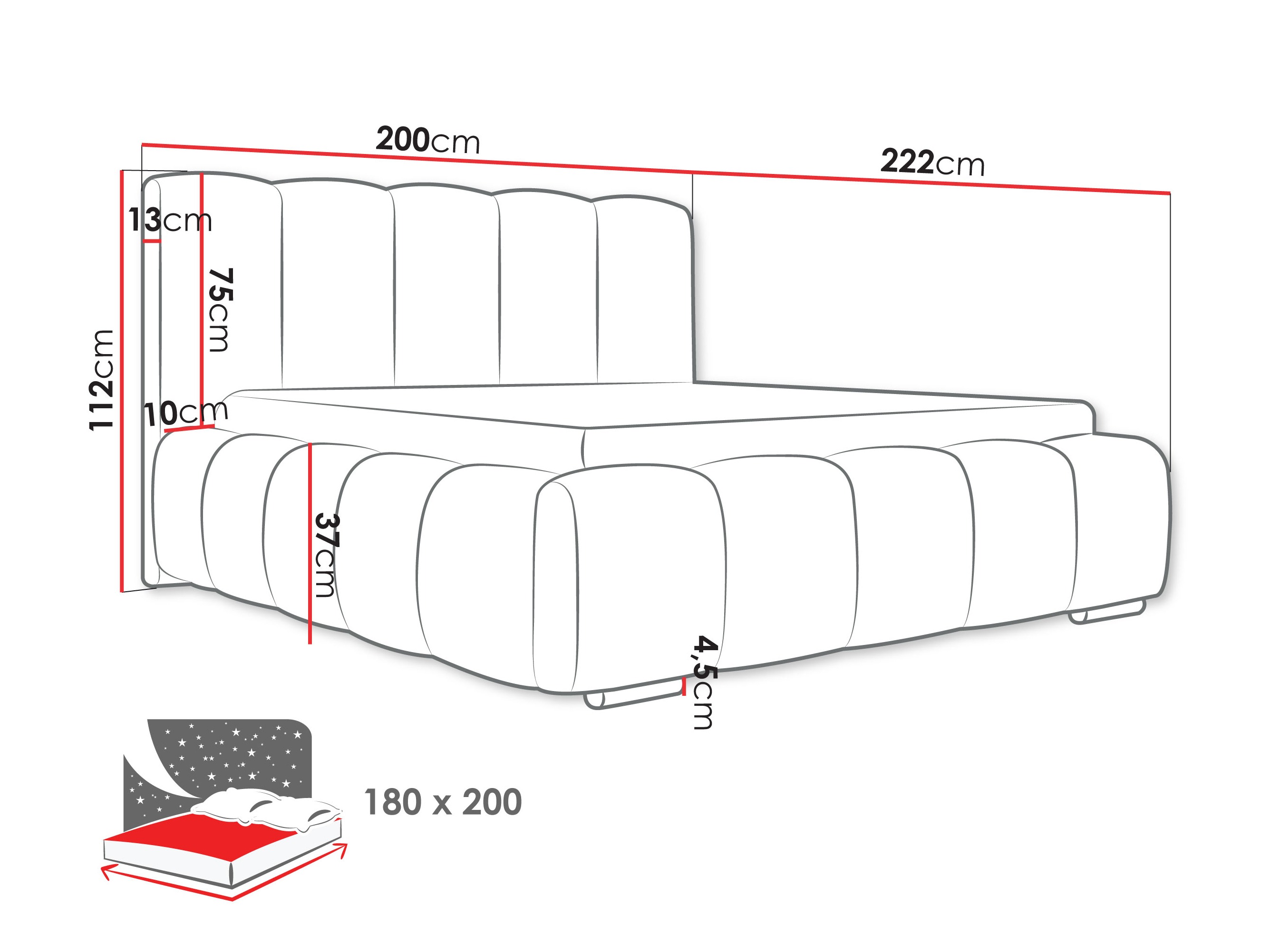 Bed TrendyNest Alceus I (Paros 02)