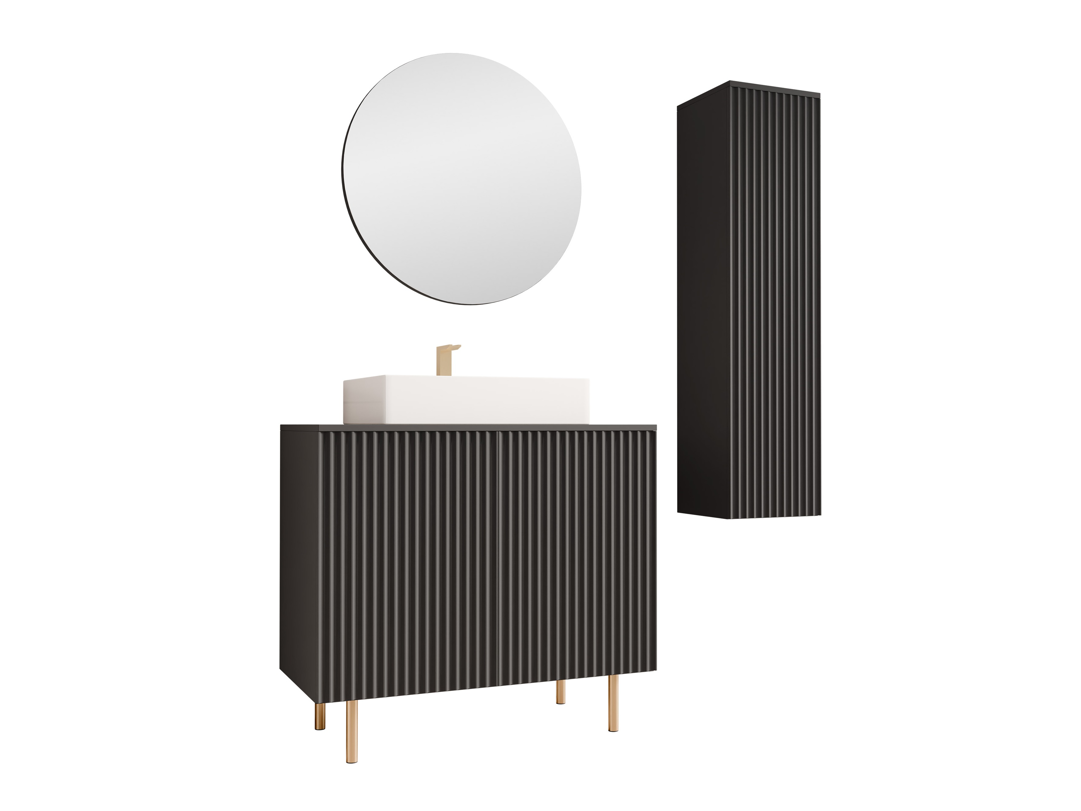 Bathroom set Decus II (Black)