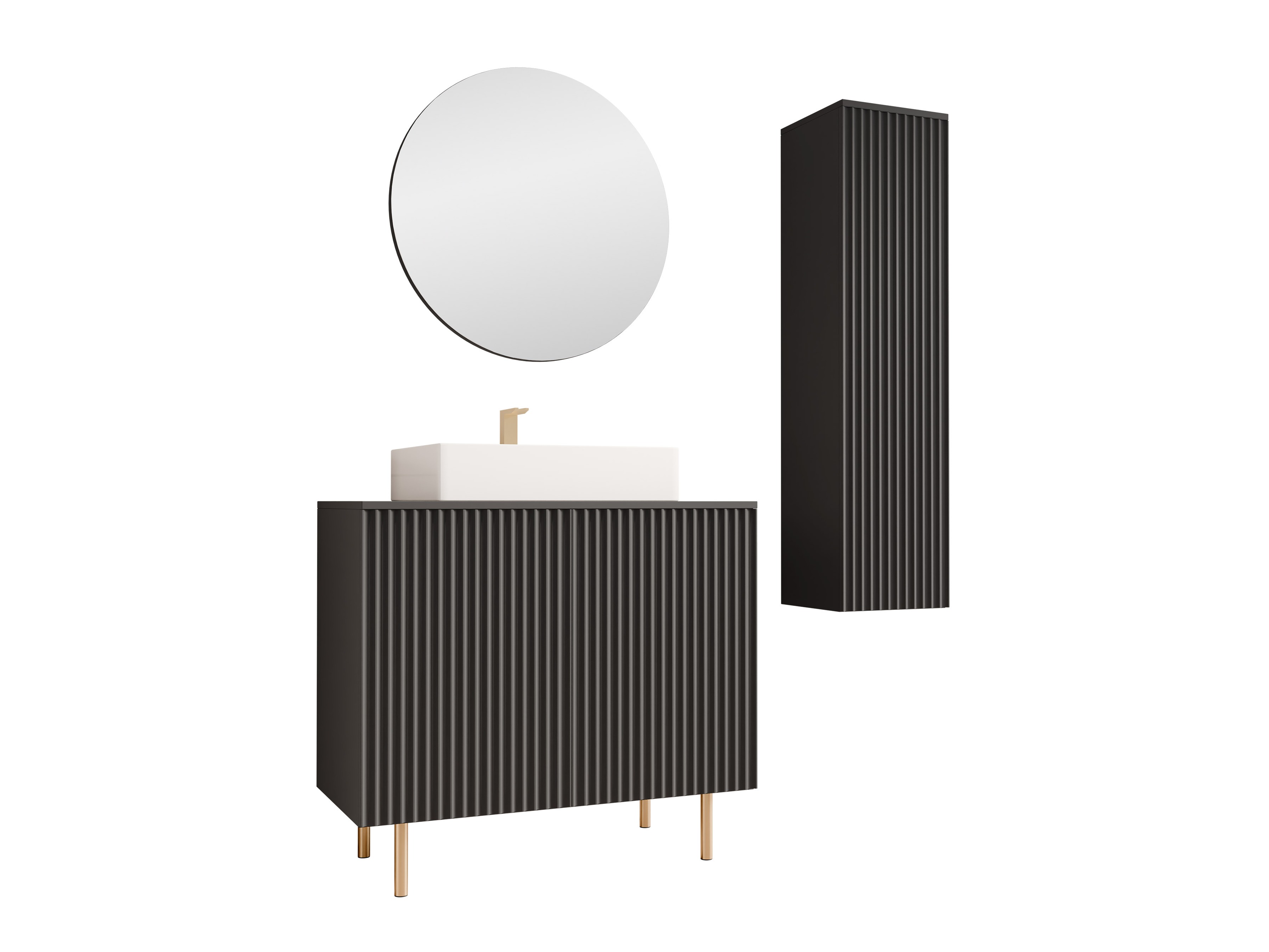 Bathroom set Decus II (Black)