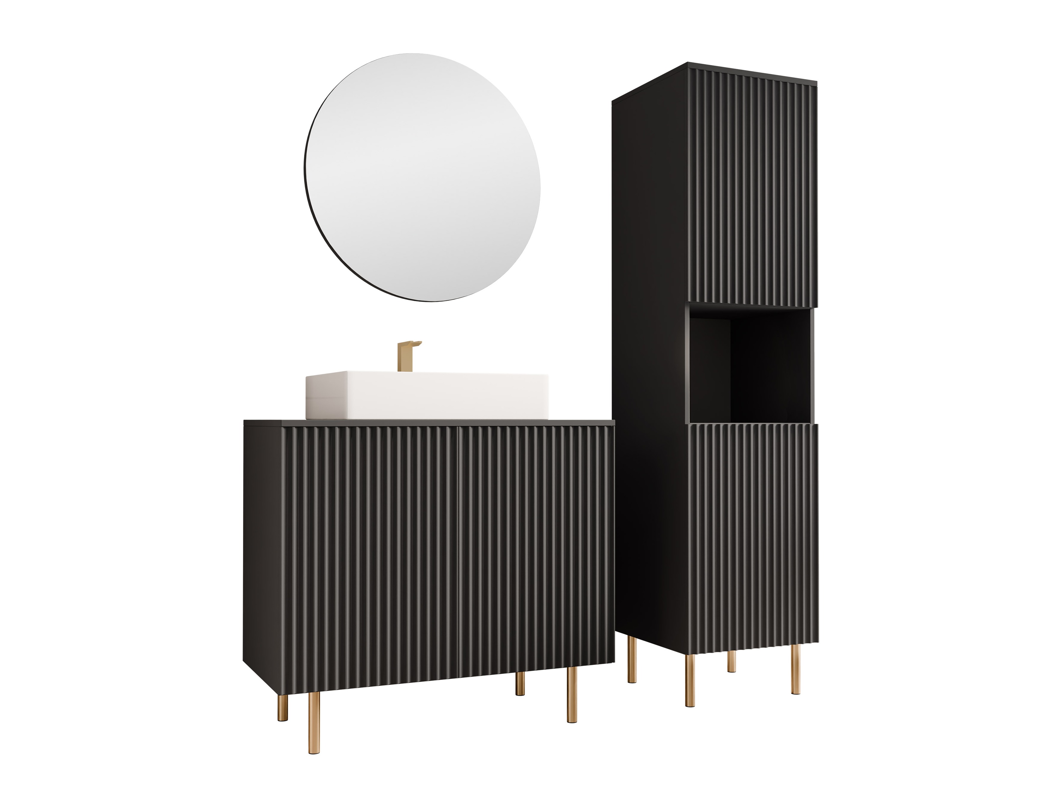 Bathroom set Decus III (Black)