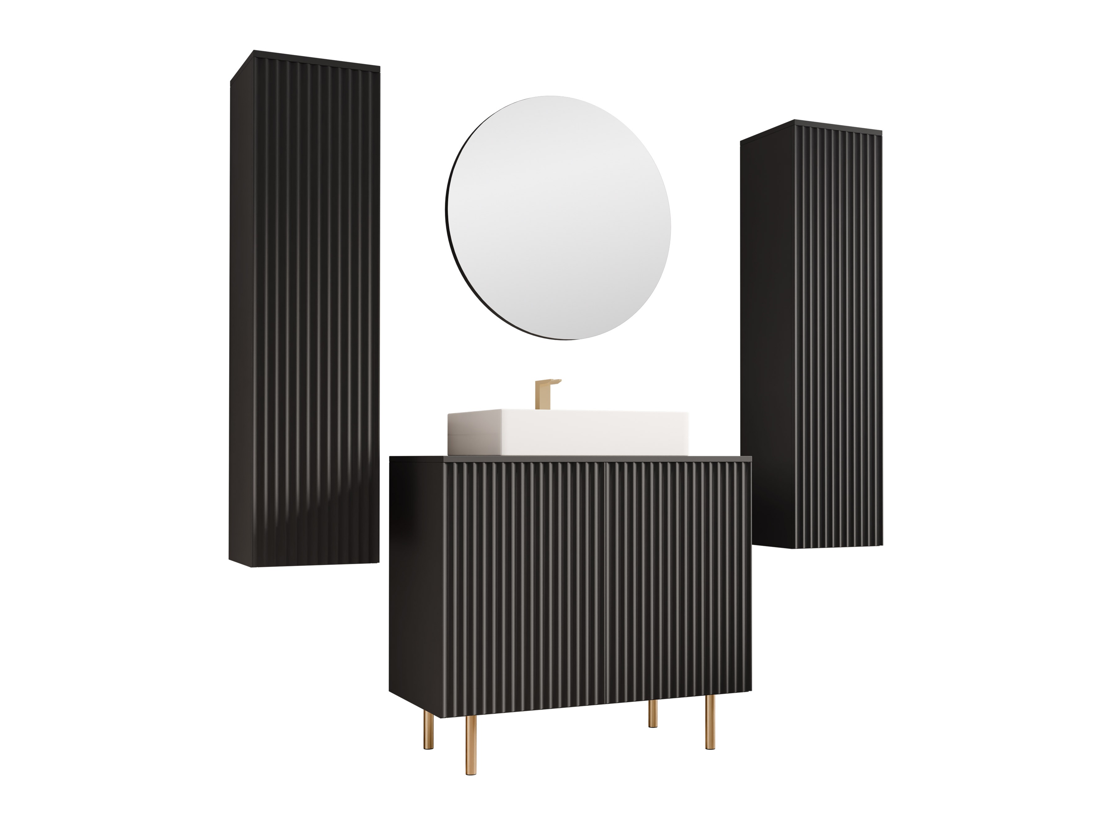 Bathroom set Decus IV (Black)