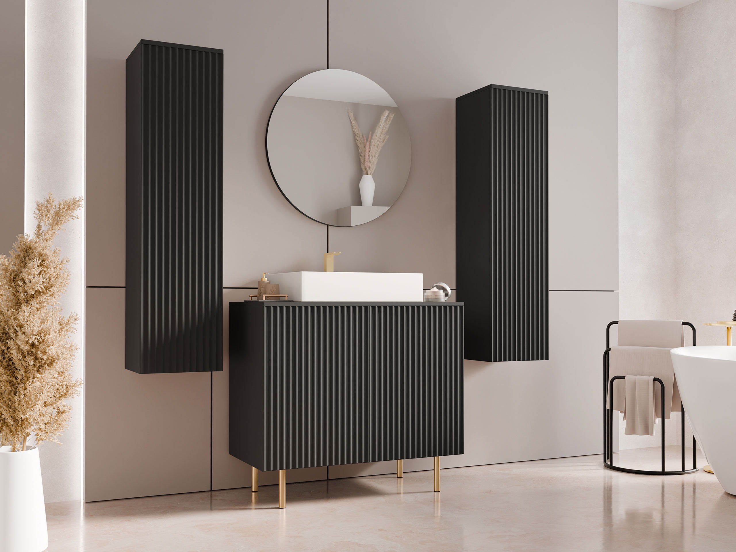 Bathroom set Decus IV (Black)