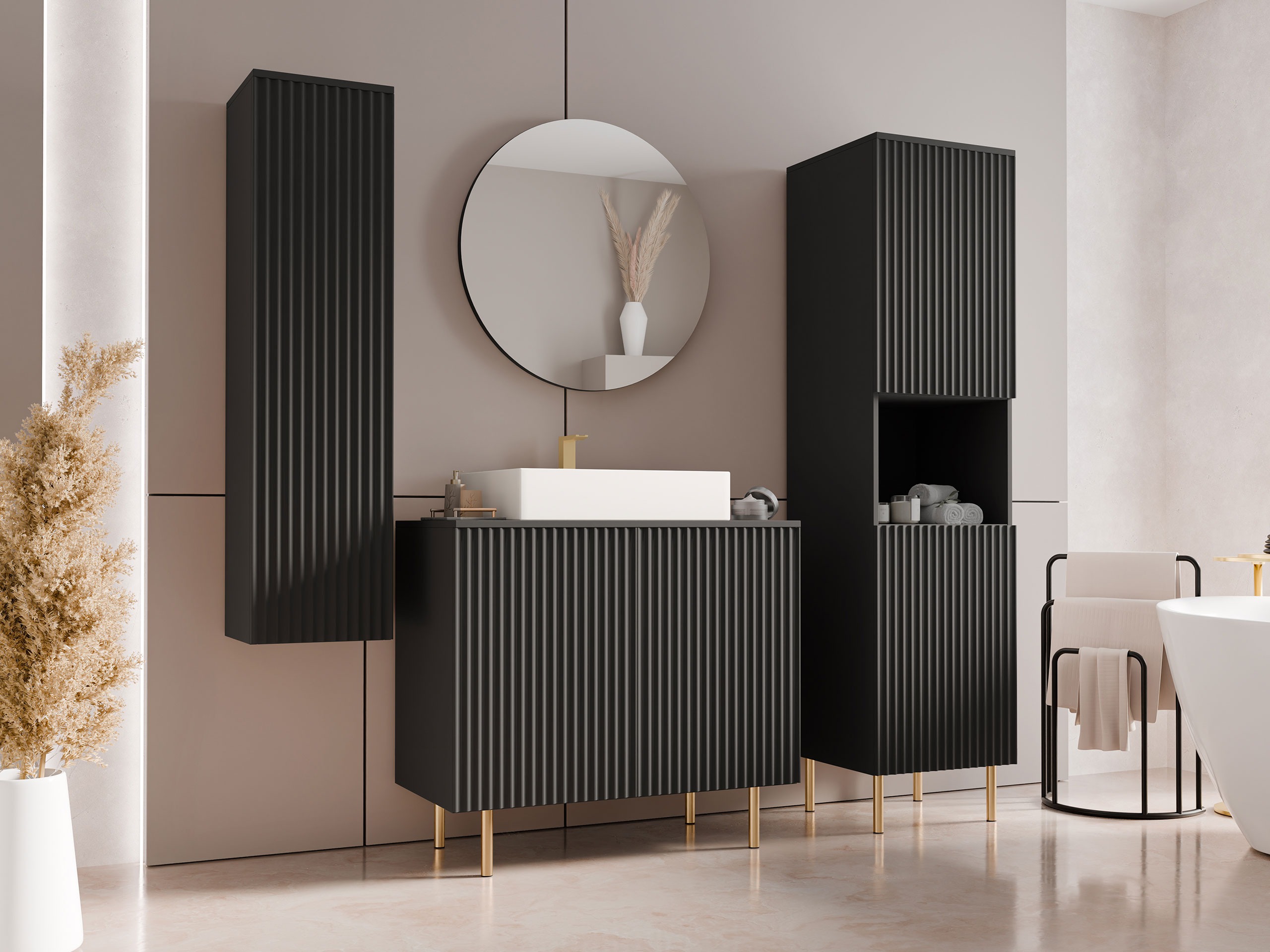 Bathroom set Decus V (Black)