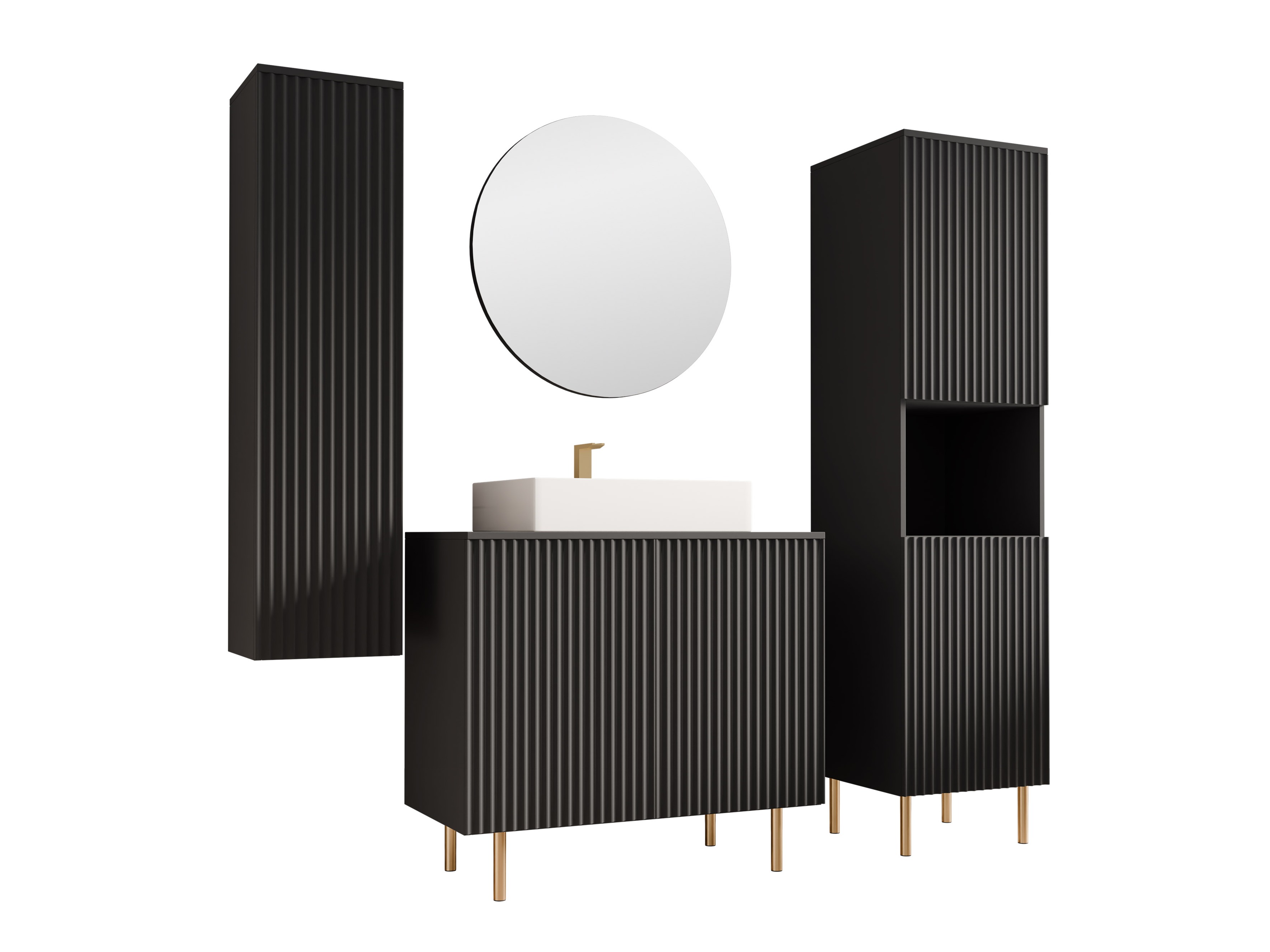 Bathroom set Decus V (Black)