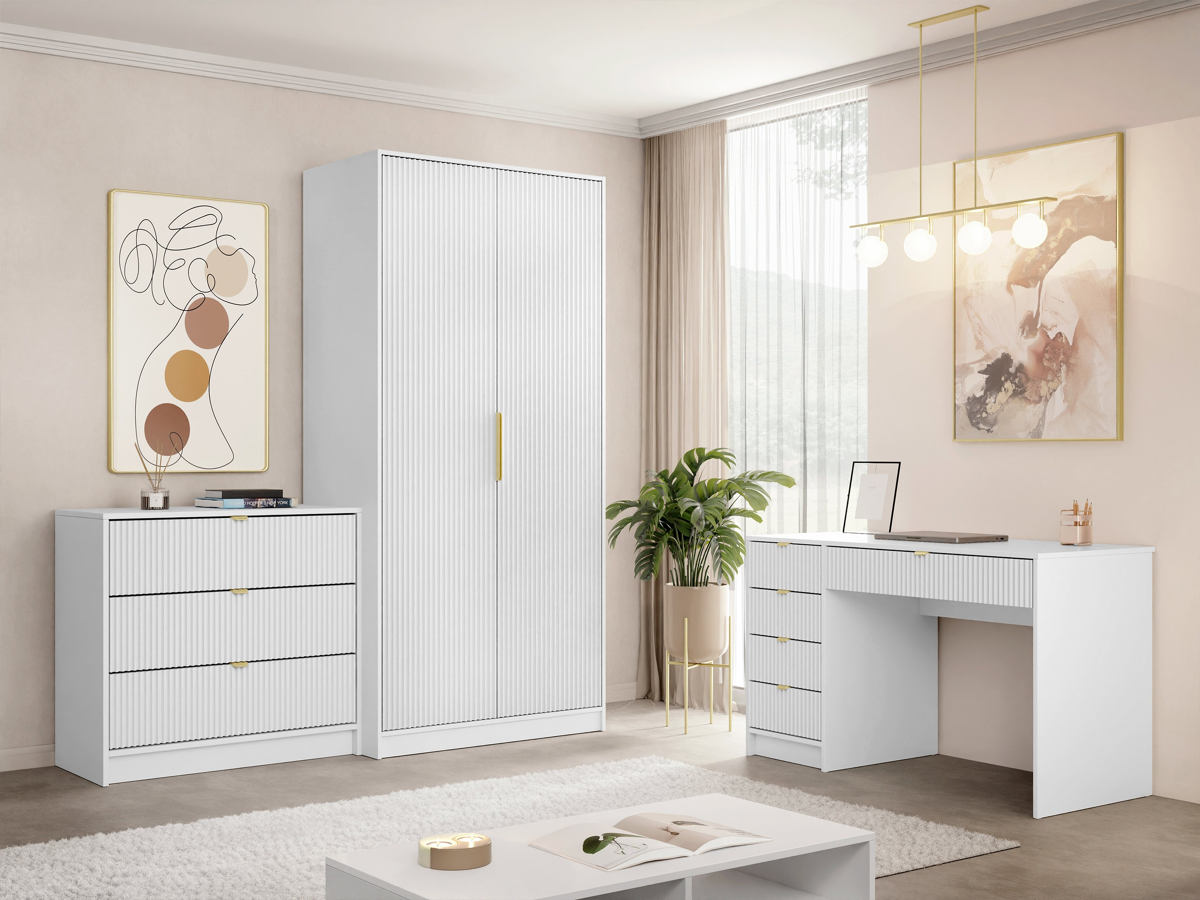 Home office set Comfivo Larmire 123 (White)