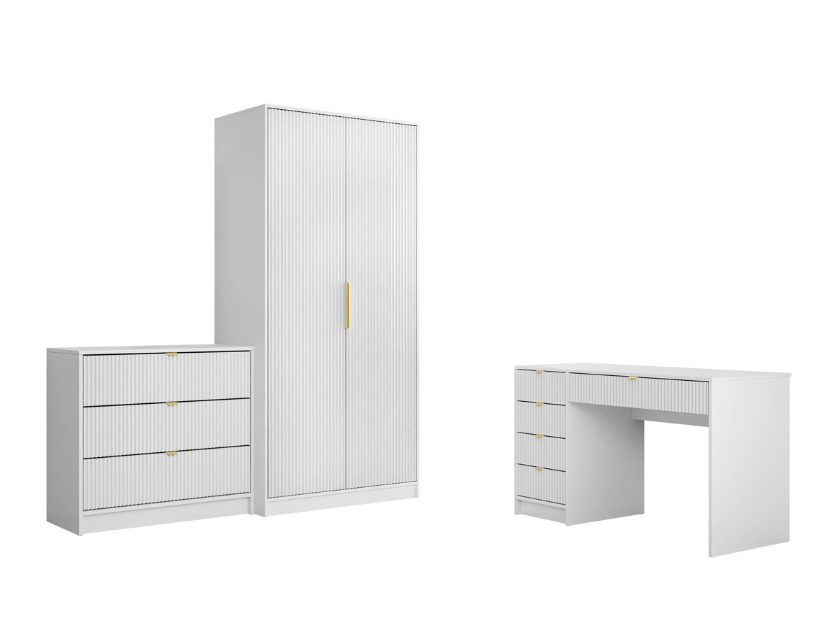 Home office set Comfivo Larmire 123 (White)