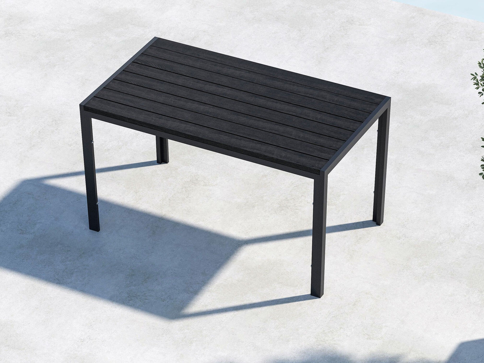 Outdoor table Dallas 4859 (Black)