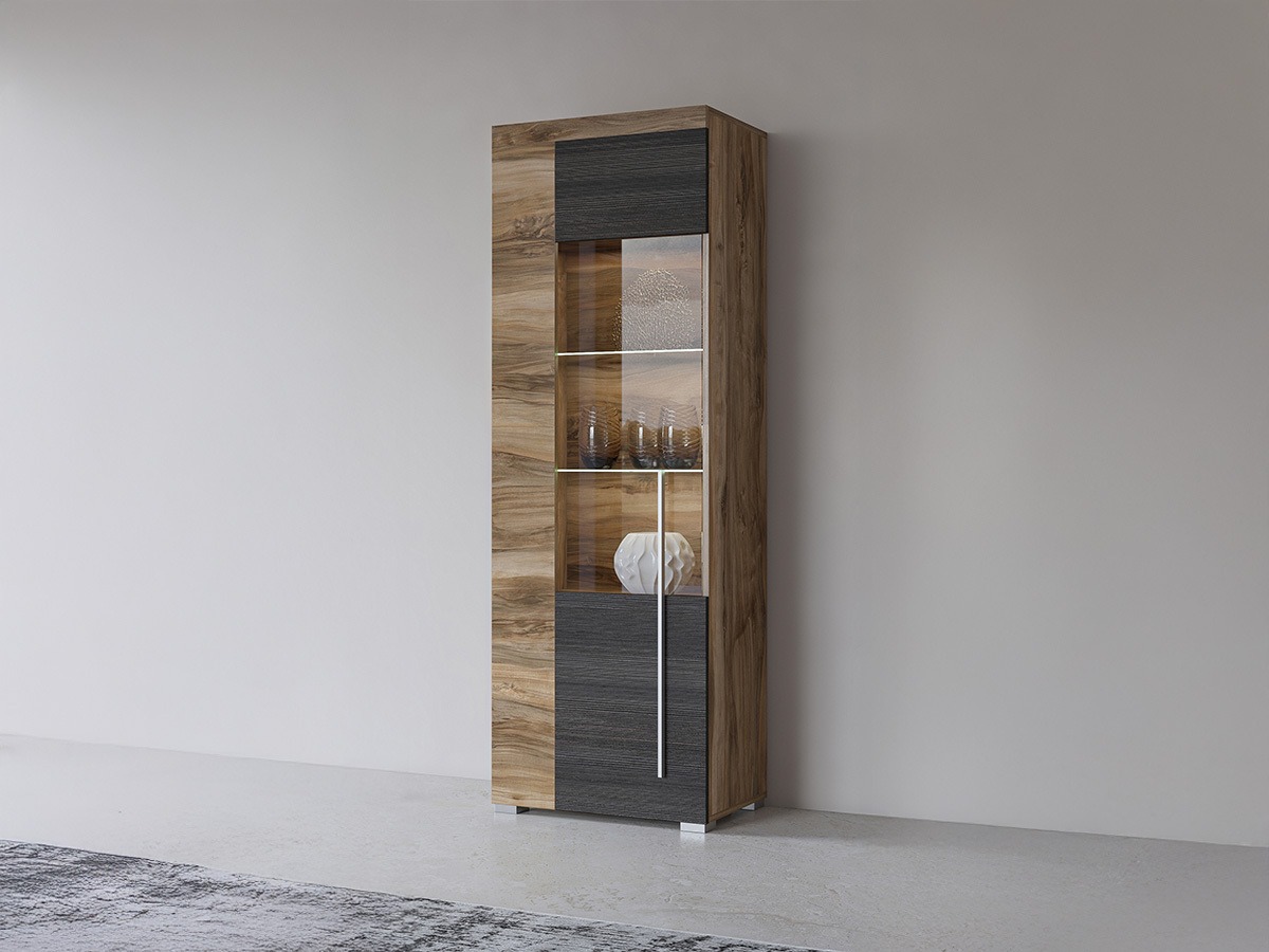 Bookcase Sorciro 104 (Nut + Dark oak)