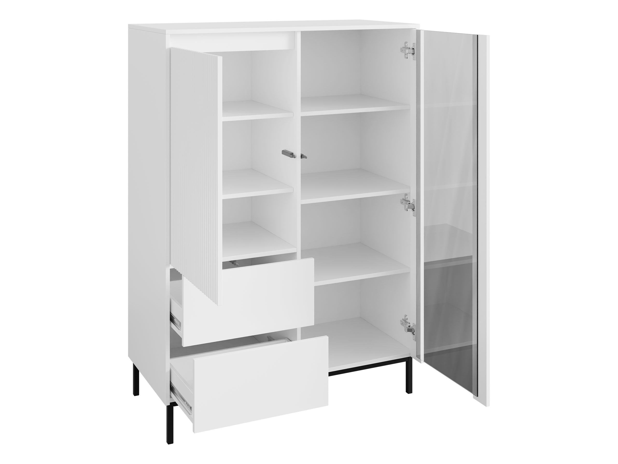 Bookcase Comfivo Delruva (Black)