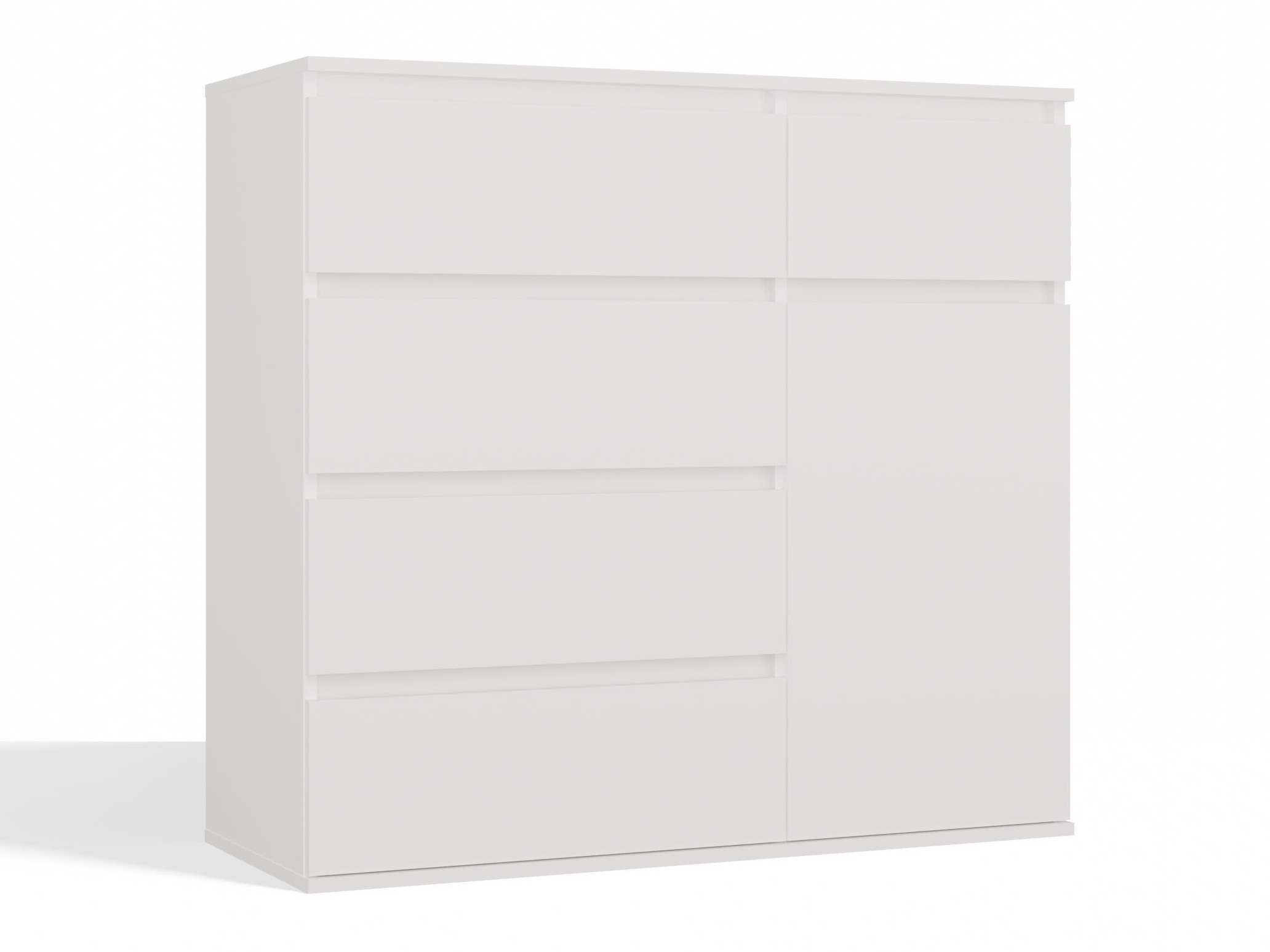 Chest of drawers Elbvelu 136 (White)