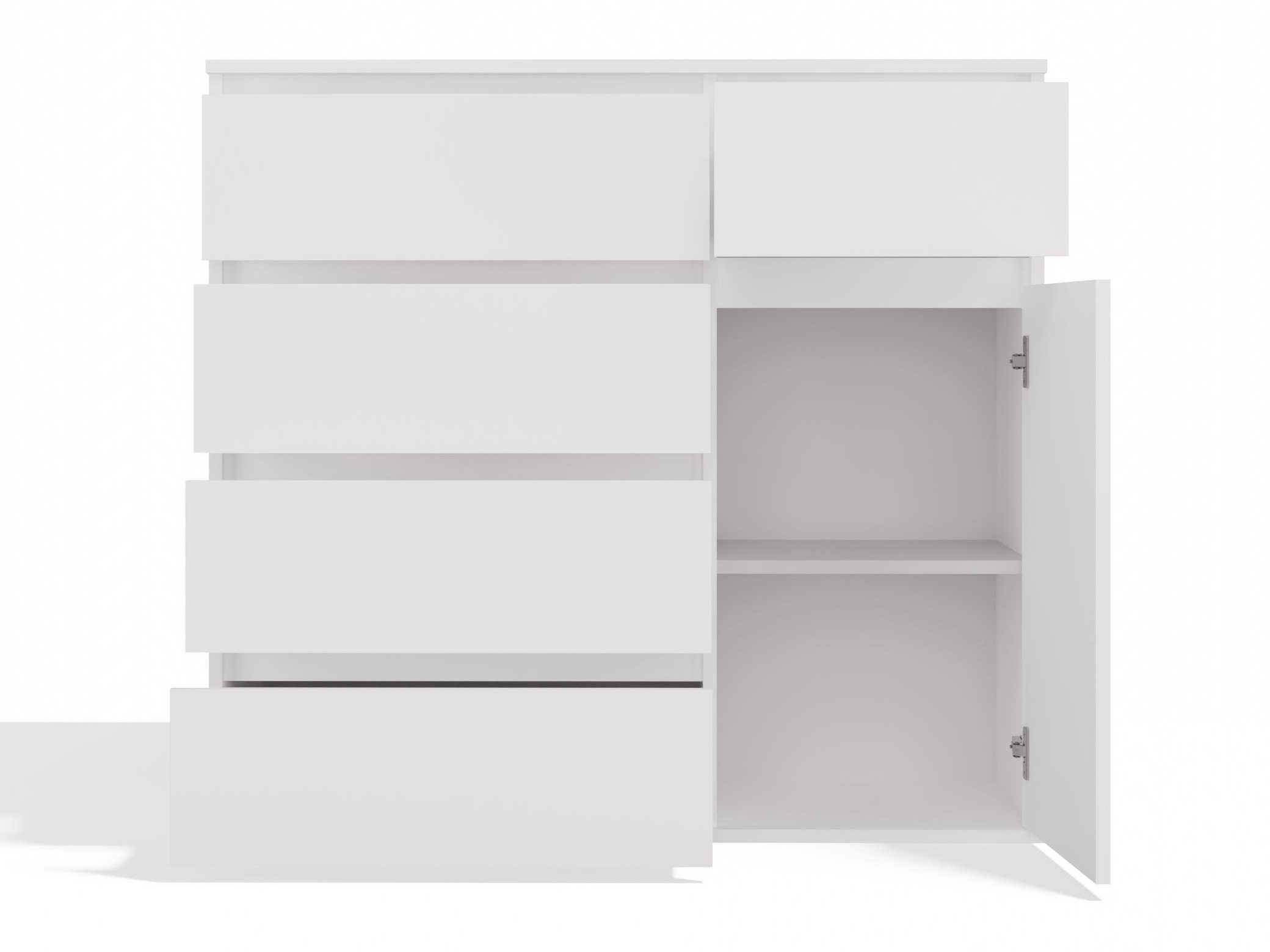 Chest of drawers Elbvelu 136 (White)