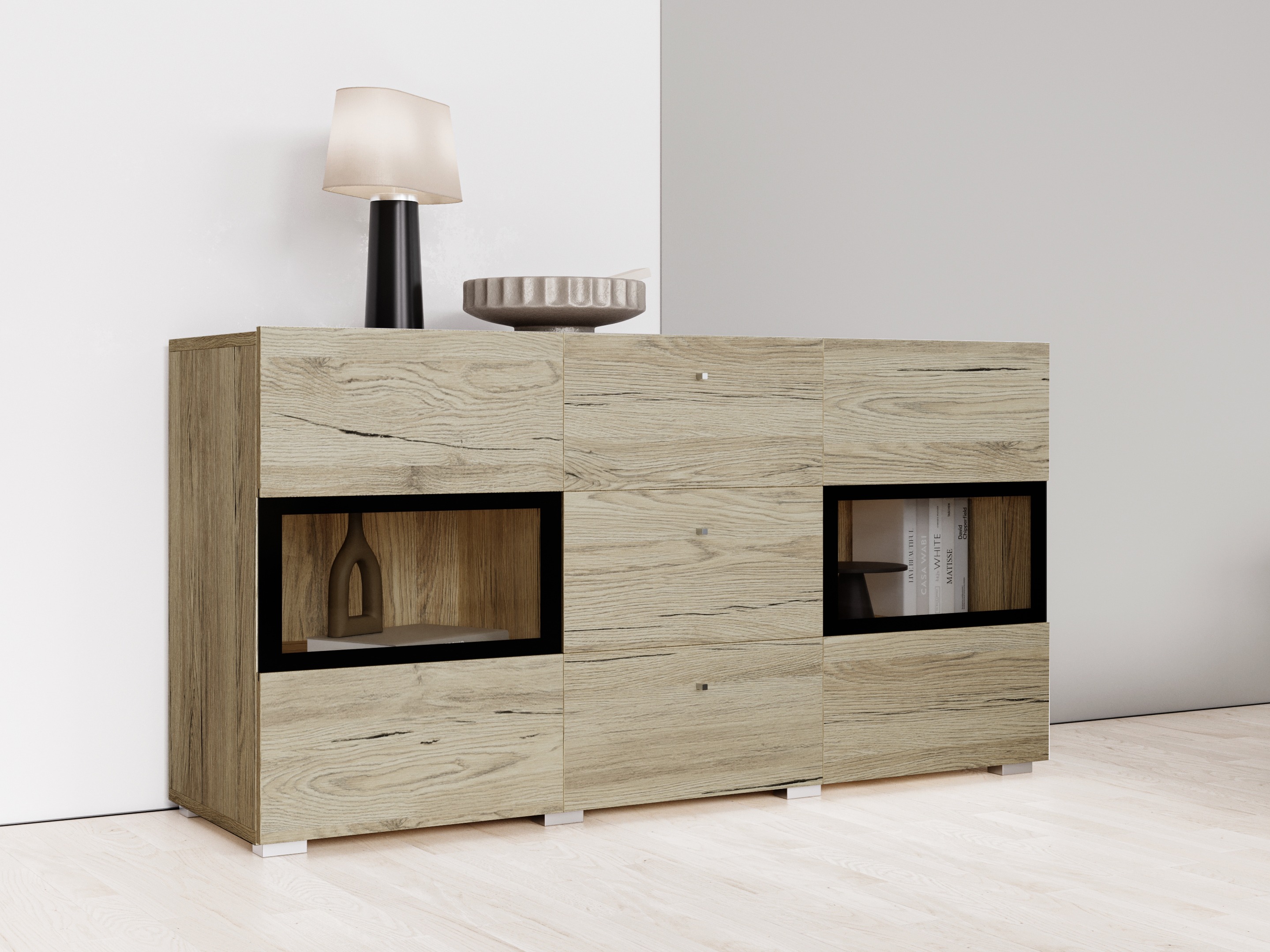 Chest of drawers Serodeu 101 (San Remo oak)