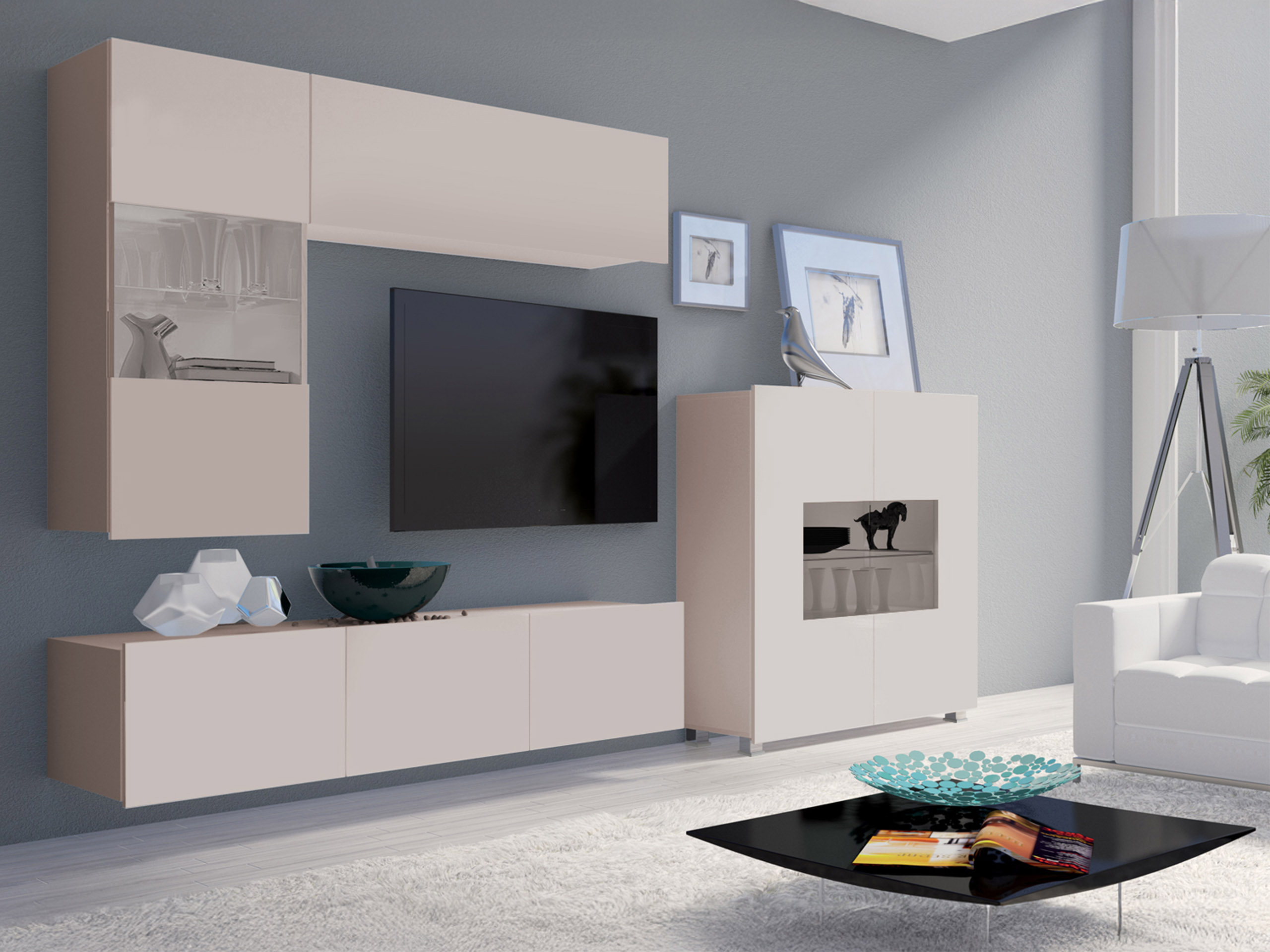 Living room set Remus III (Cashmere)