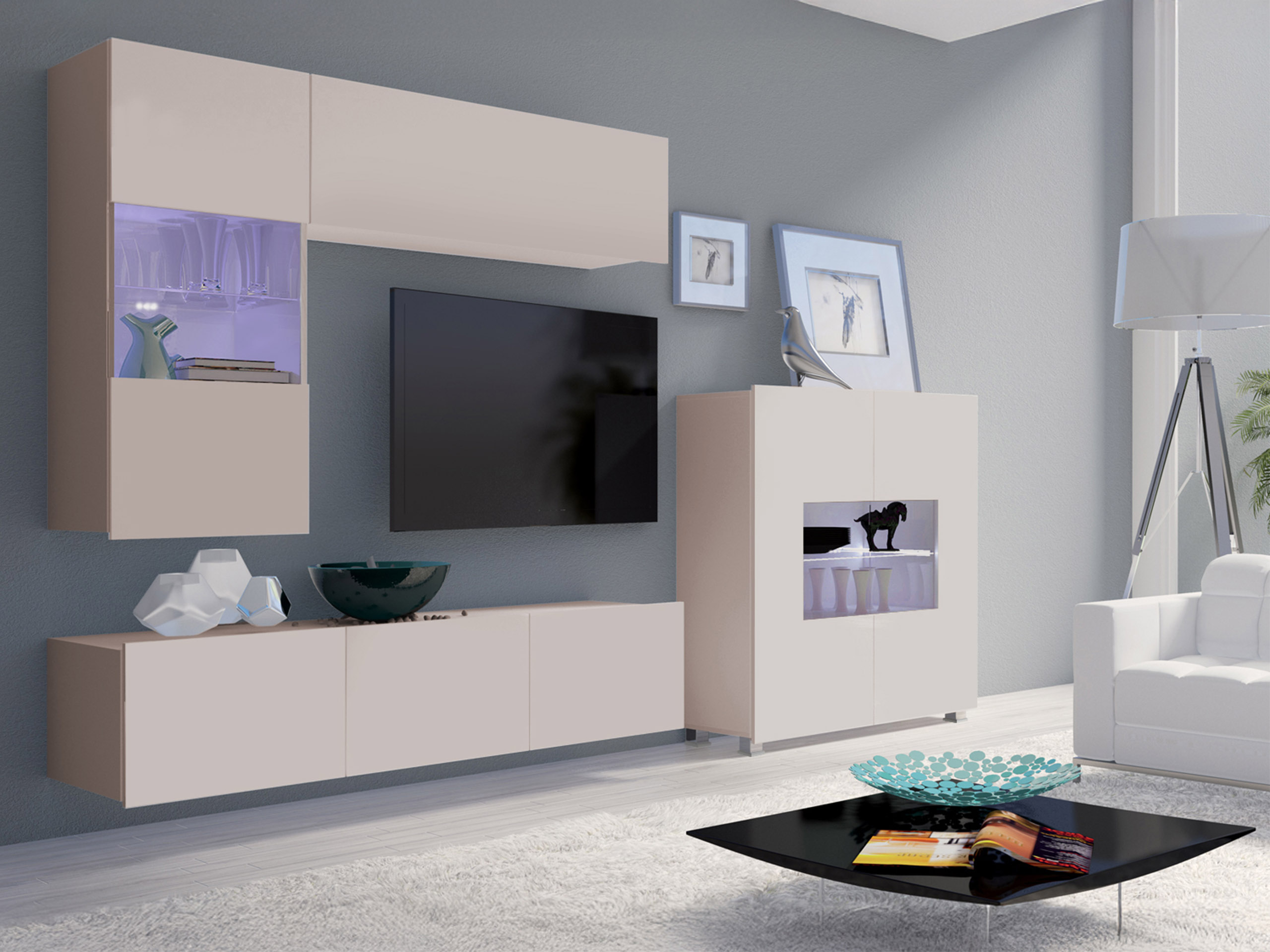 Living room set Remus III (Cashmere)