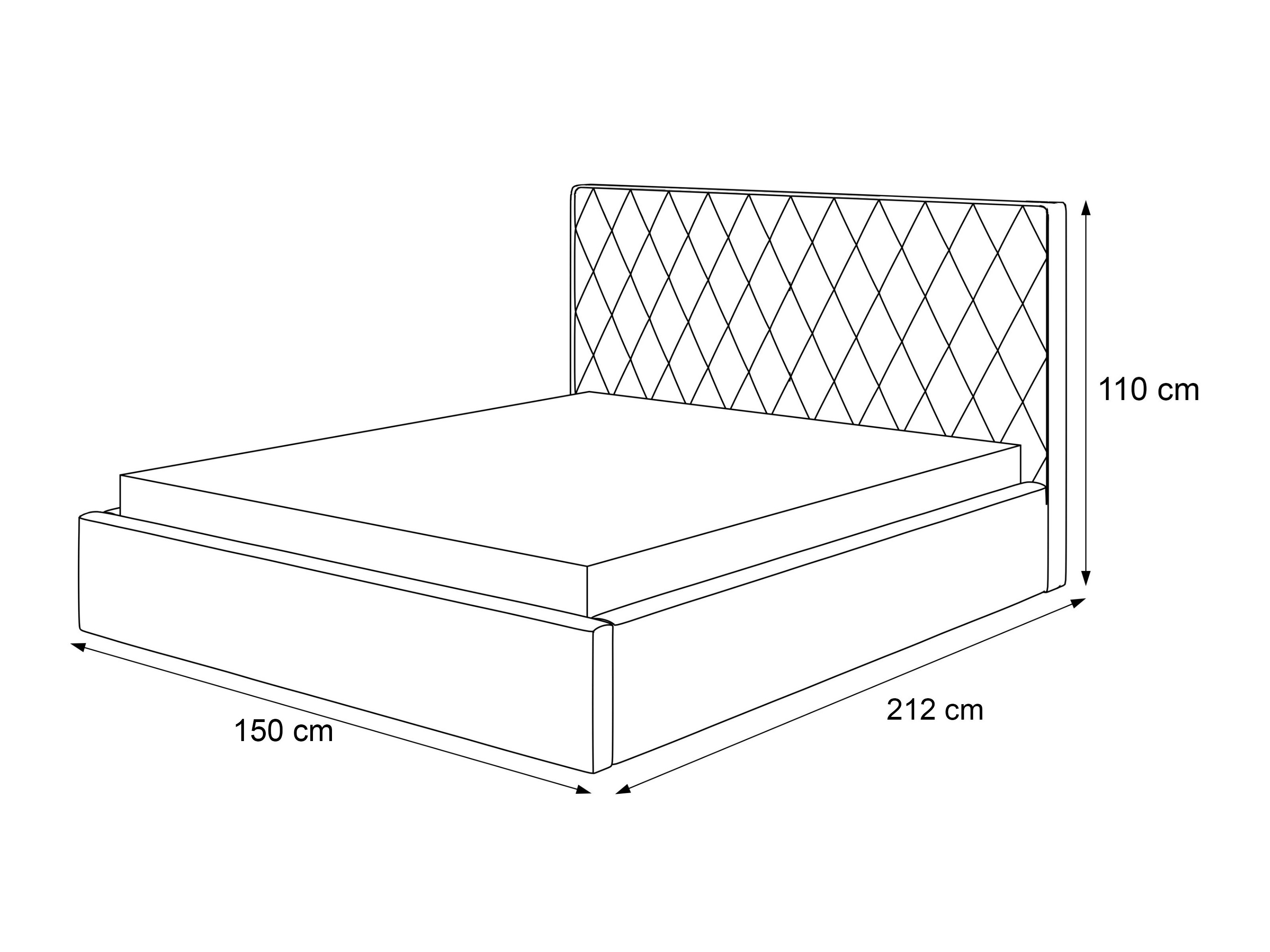 Bed Martinez 109 (Magic Velvet 2225)