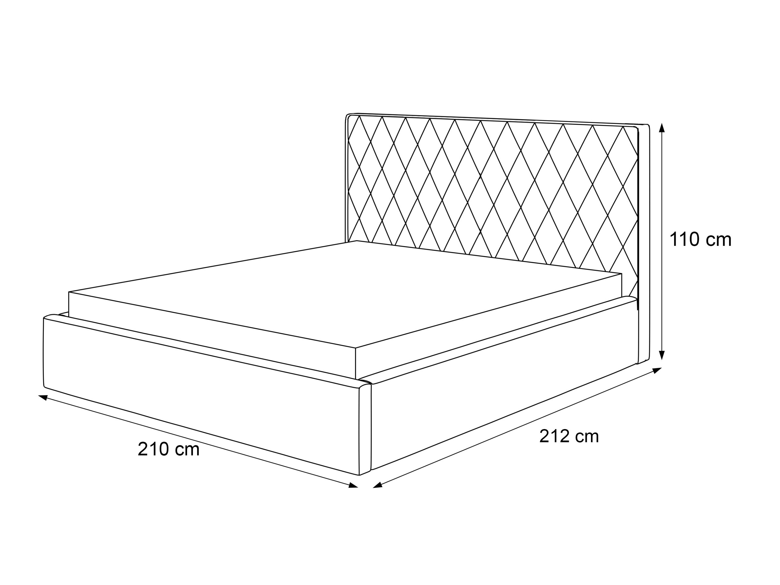 Bed Martinez 109 (Magic Velvet 2256)