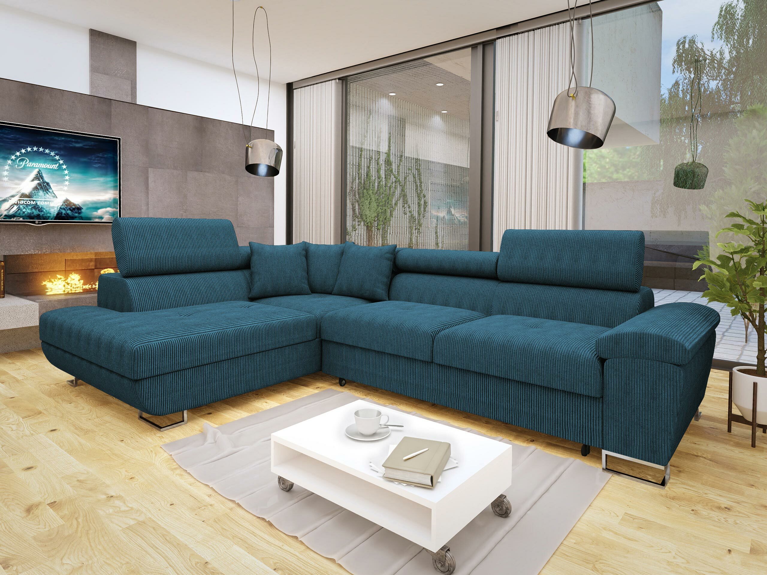Corner sofa Comfivo Ruta I (Poso 05)