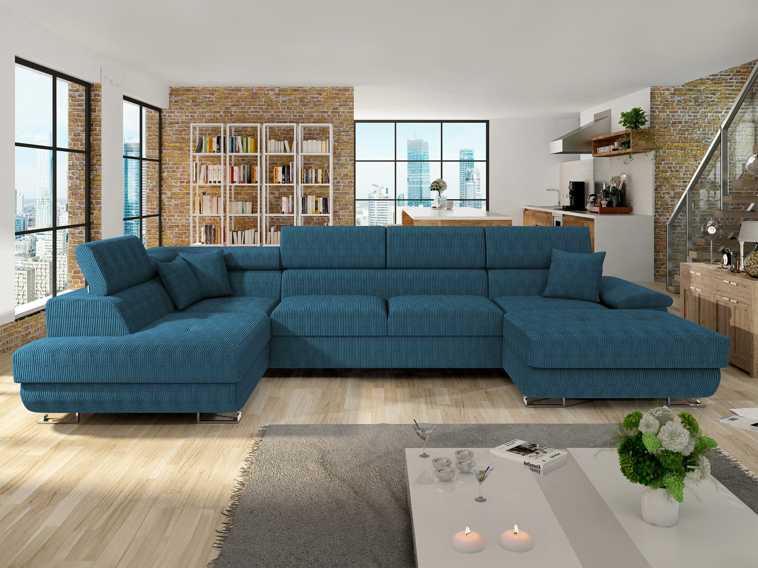 Corner sofa Comfivo Ruta (Poso 05)