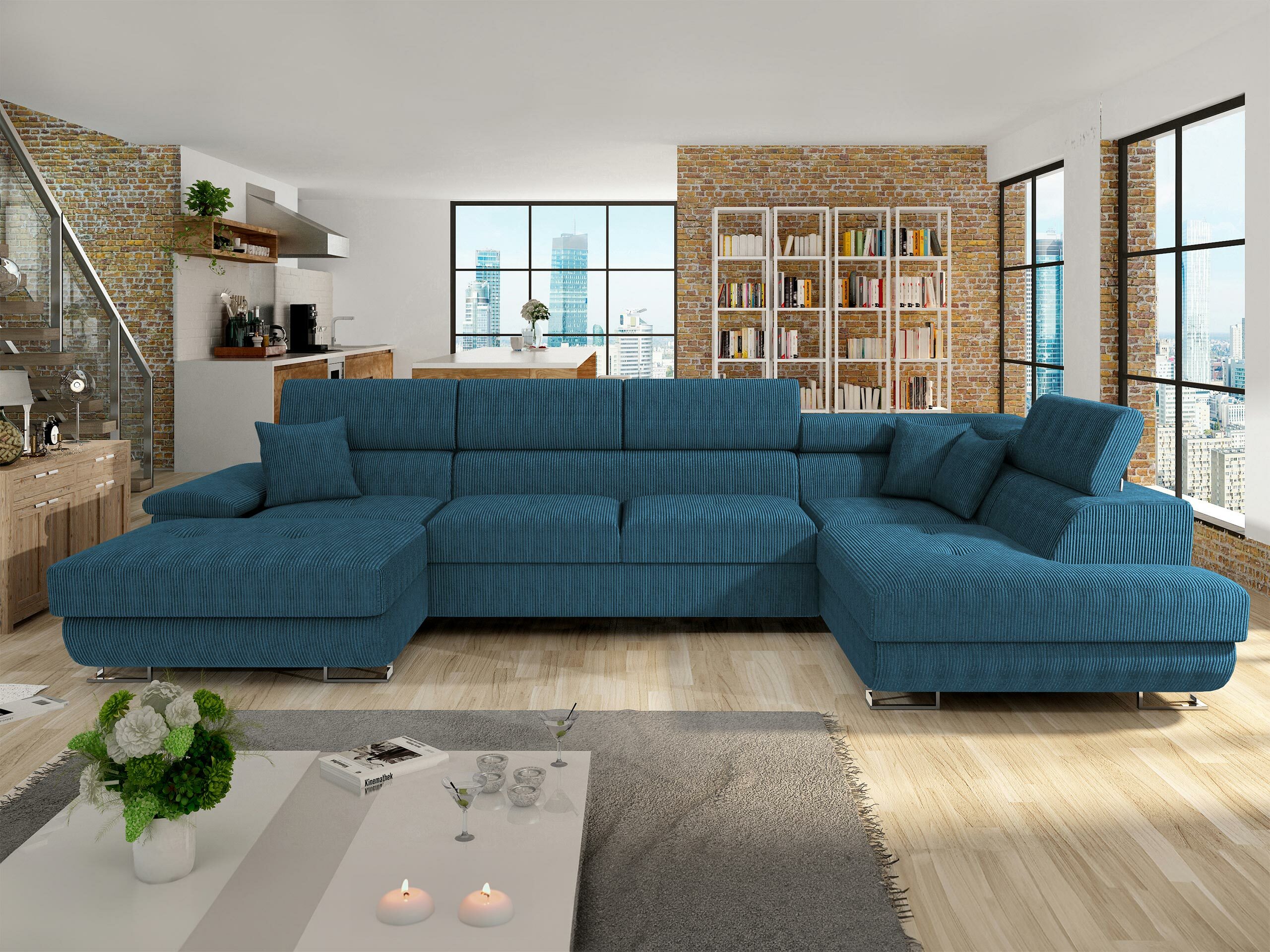 Corner sofa Comfivo Ruta (Poso 05)