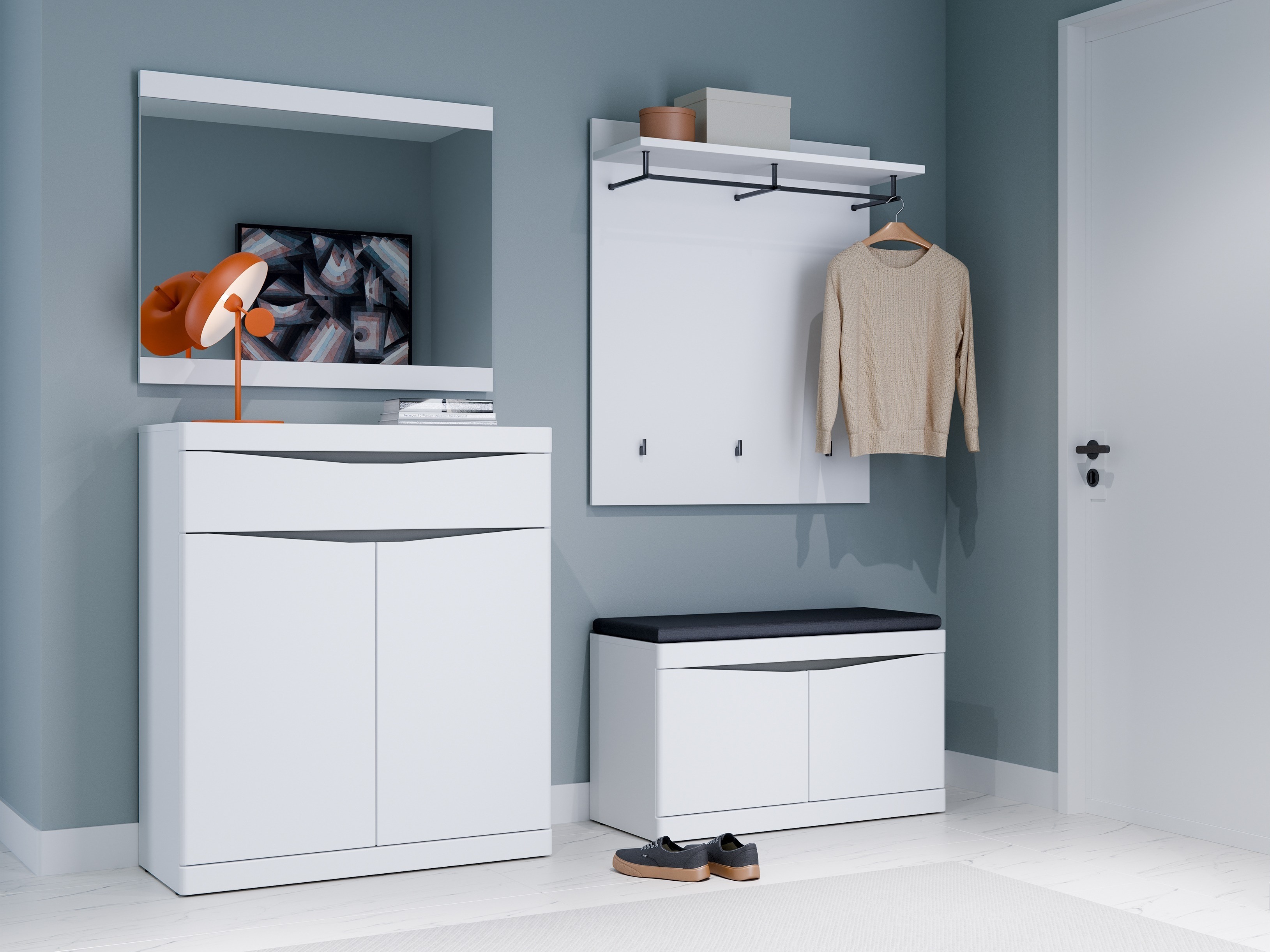 Hallway set Venlori 119 (White)