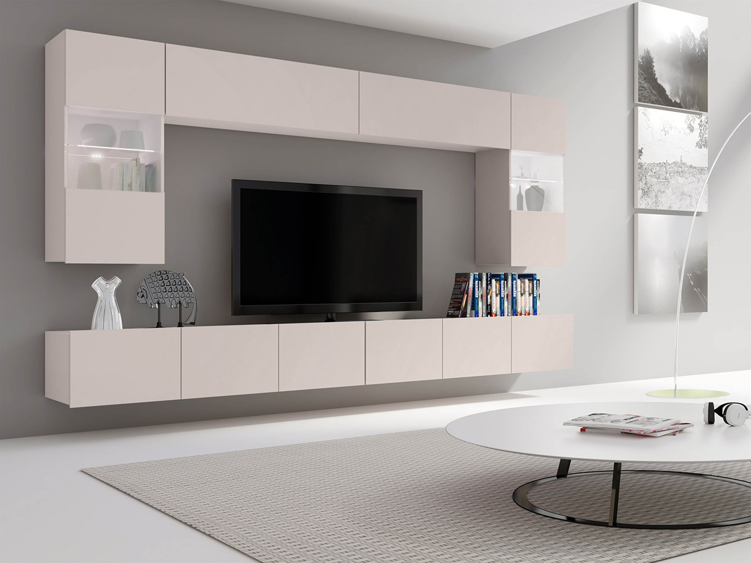 Living room set Remus I (Cashmere)