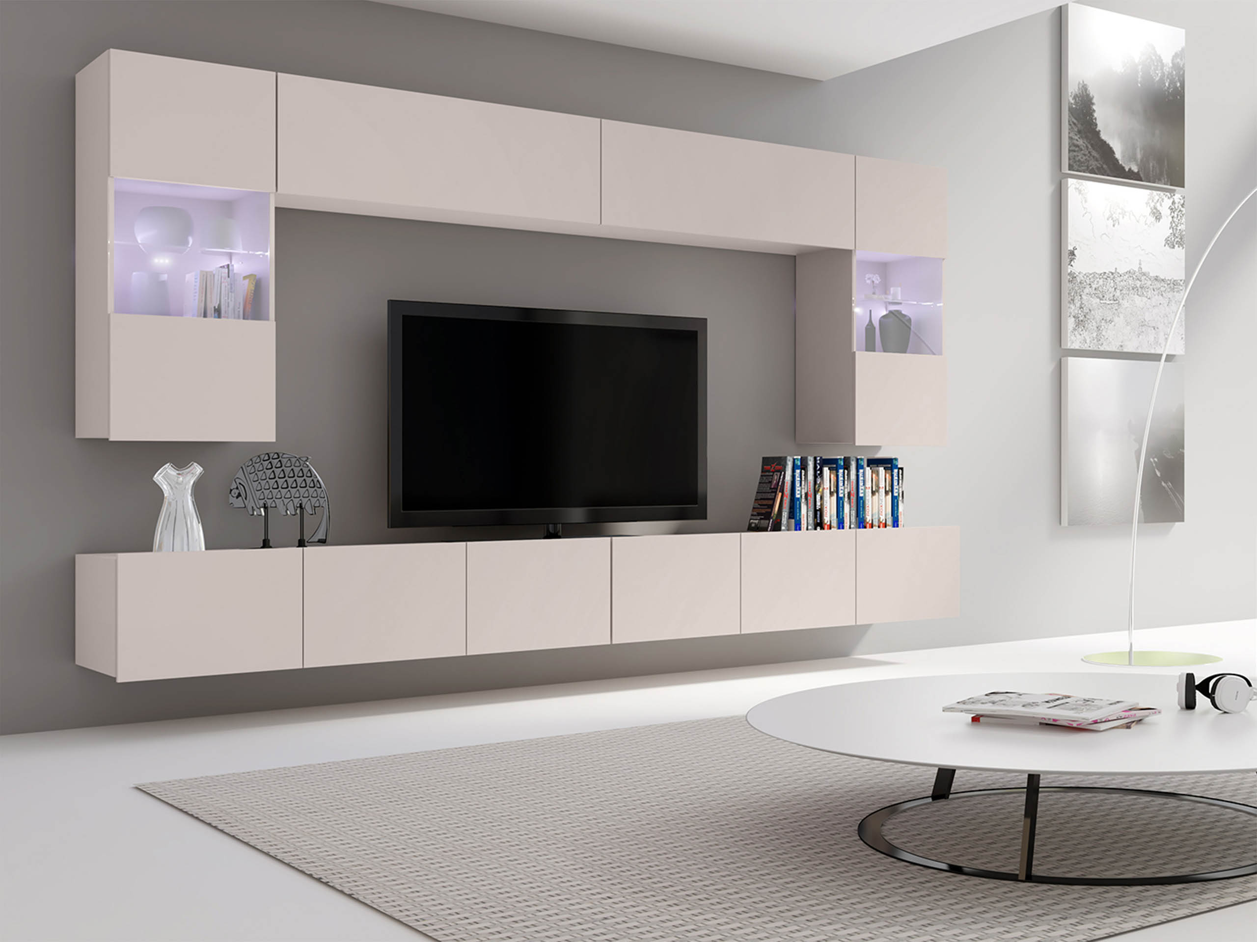 Living room set Remus I (Cashmere)