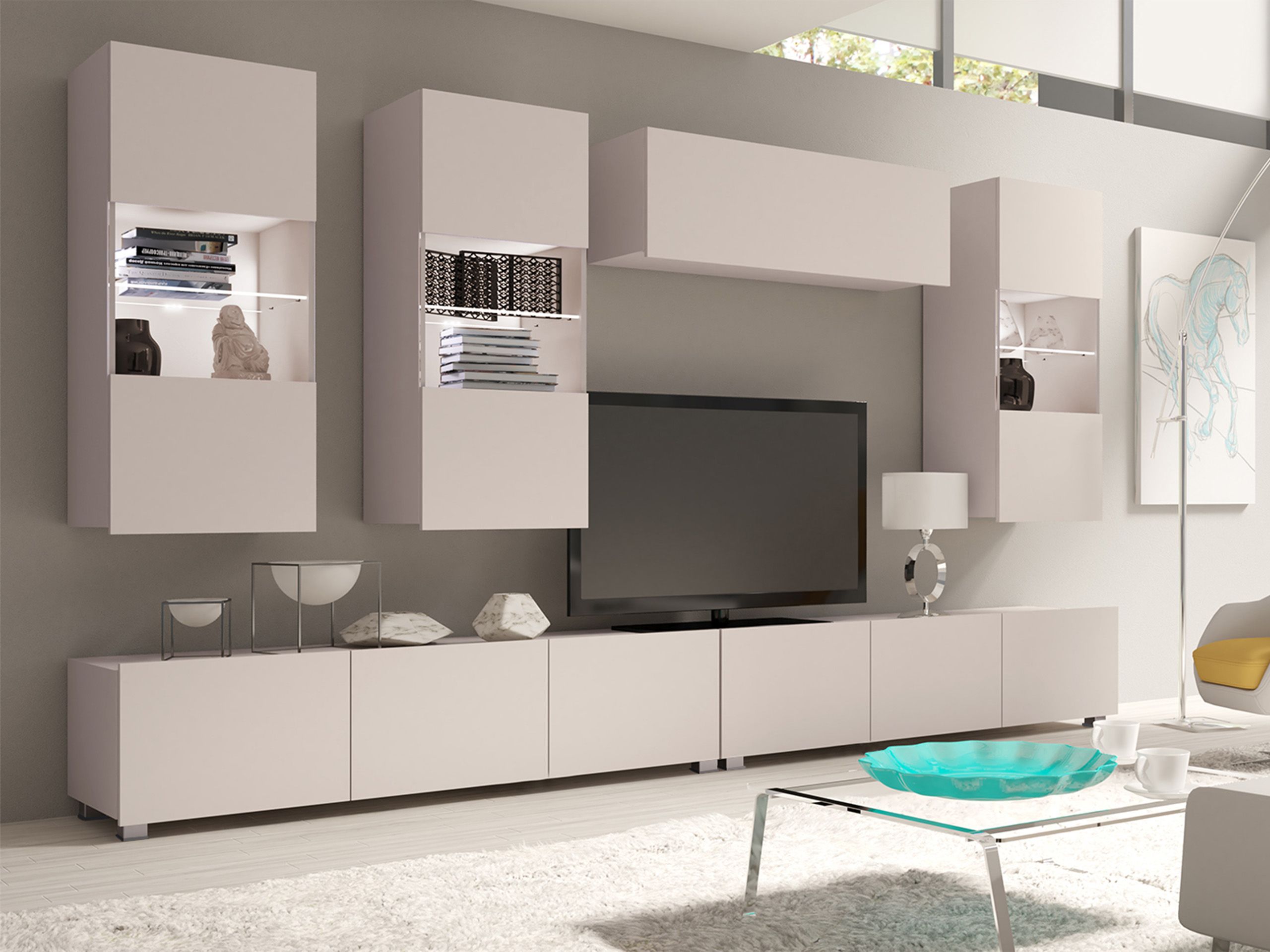 Living room set Remus V (Cashmere)