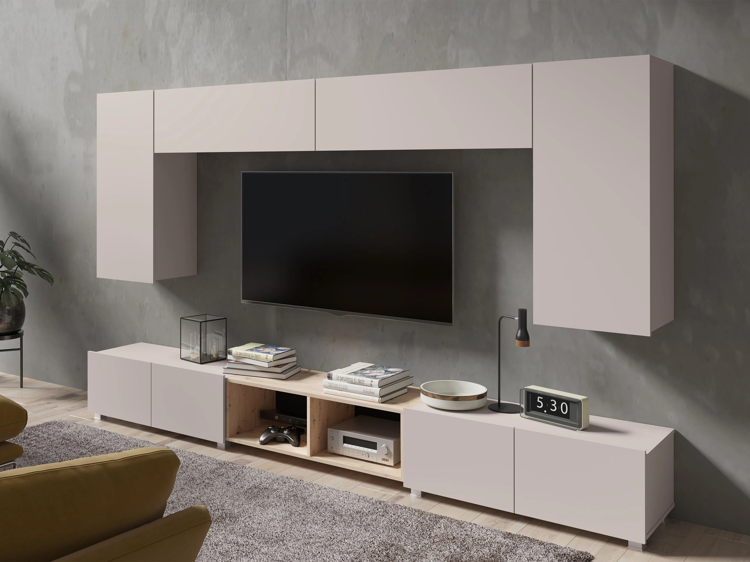 Living room set Remus XXIII (Cashmere + Artisan oak)