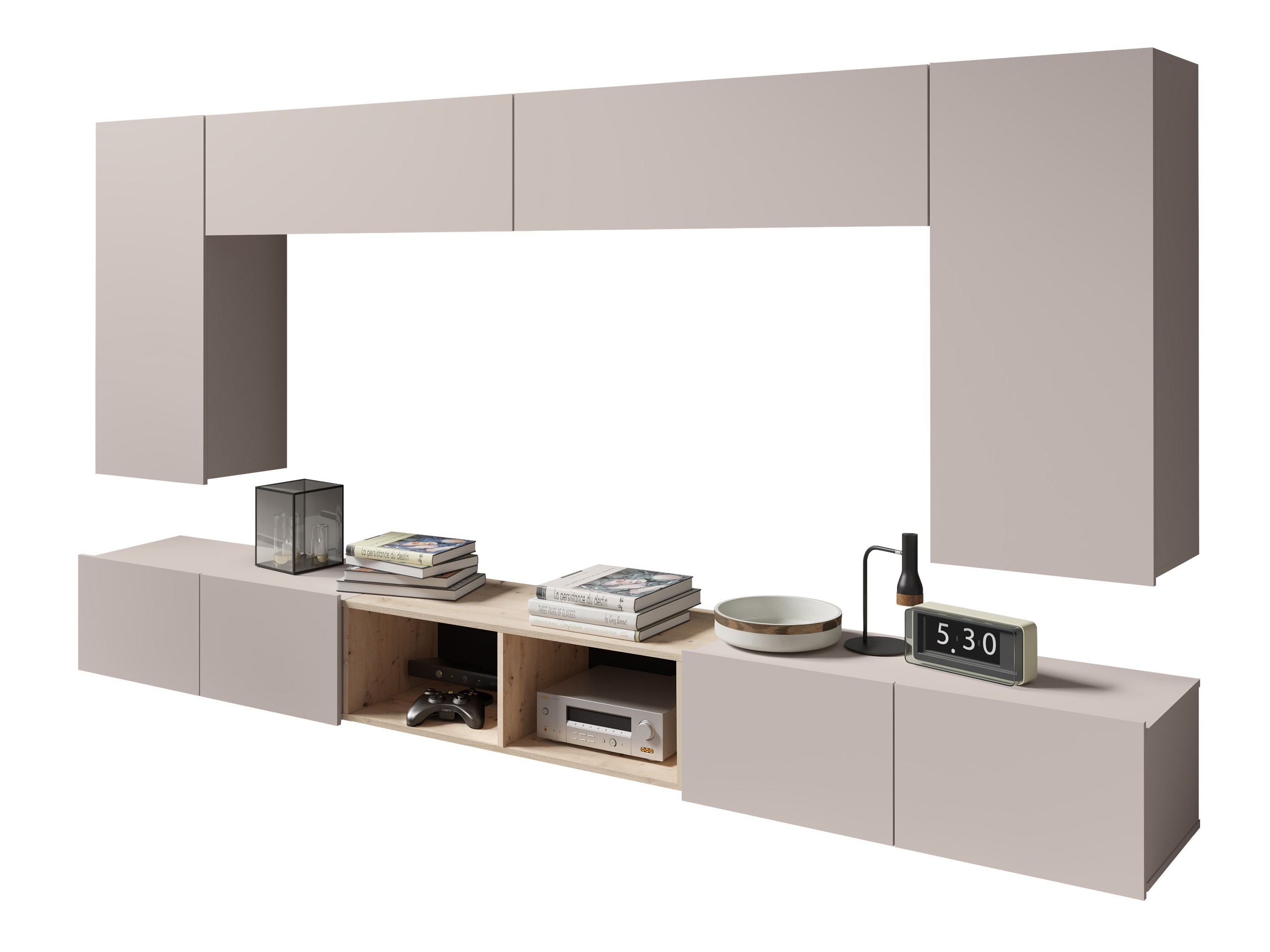 Living room set Remus XXIII (Cashmere + Artisan oak)