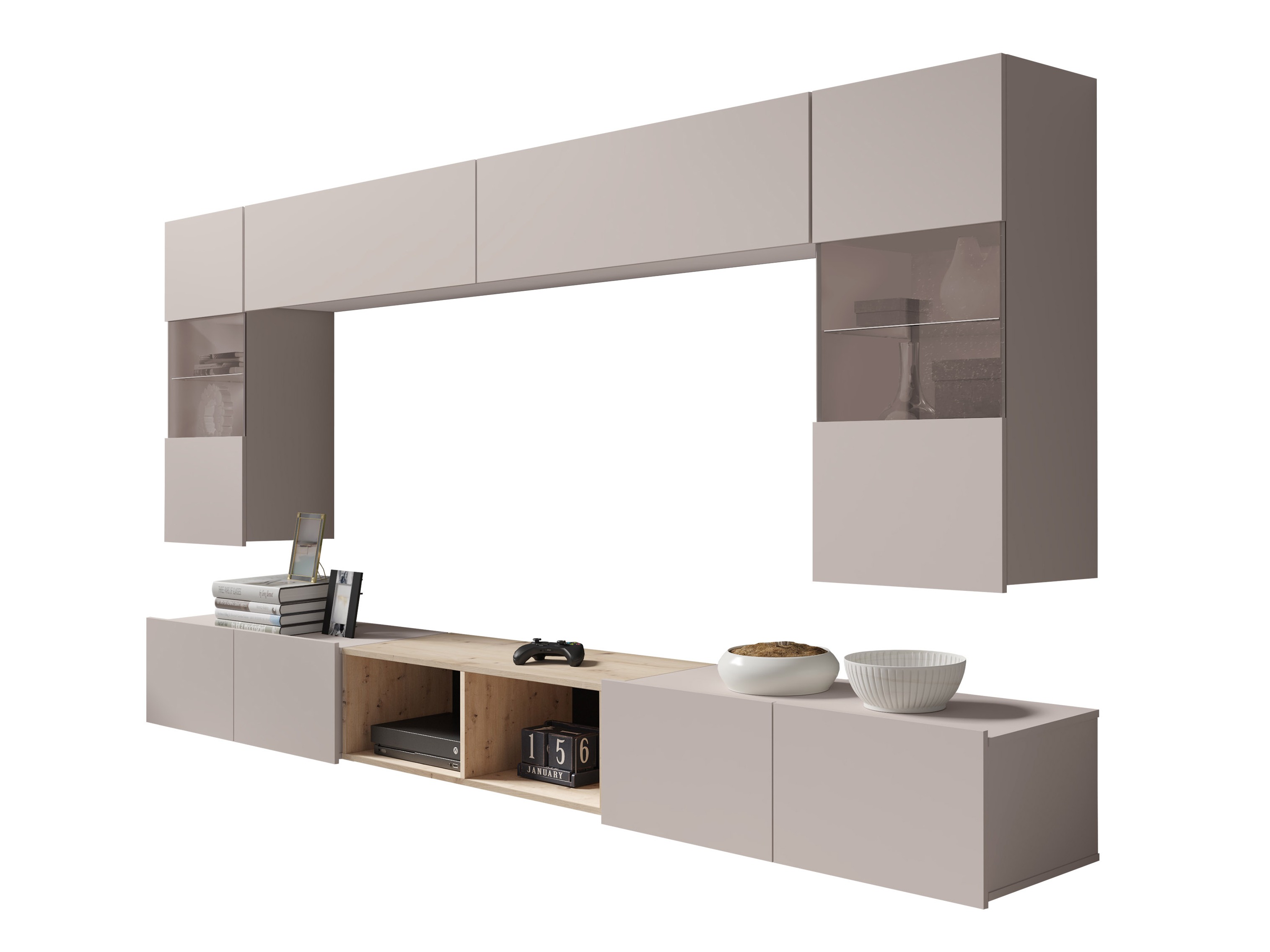 Living room set Remus XXIV (Cashmere + Artisan oak)