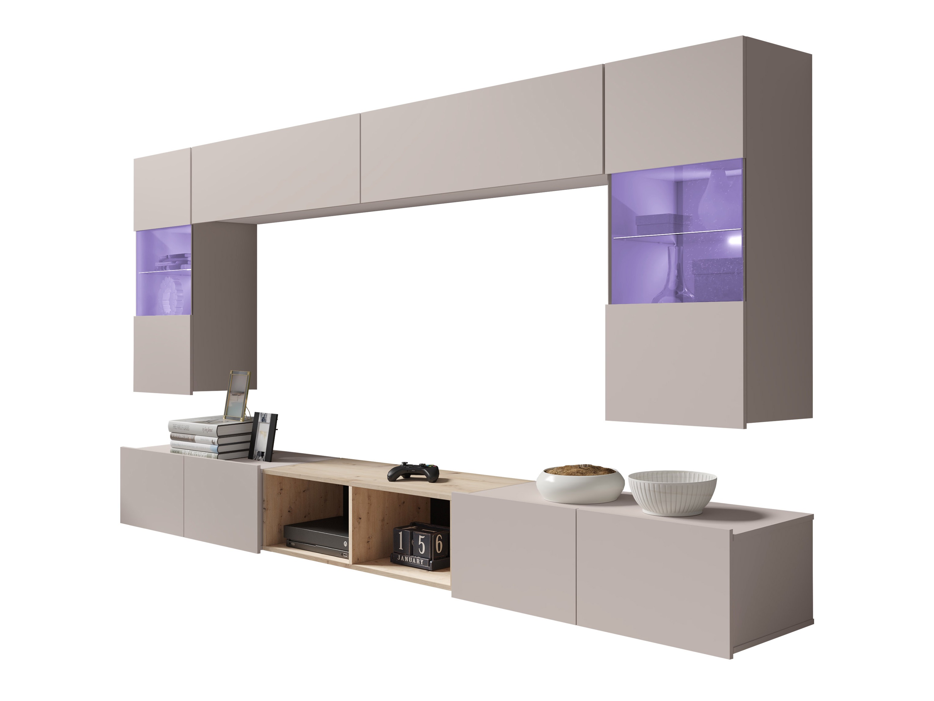 Living room set Remus XXIV (Cashmere + Artisan oak)