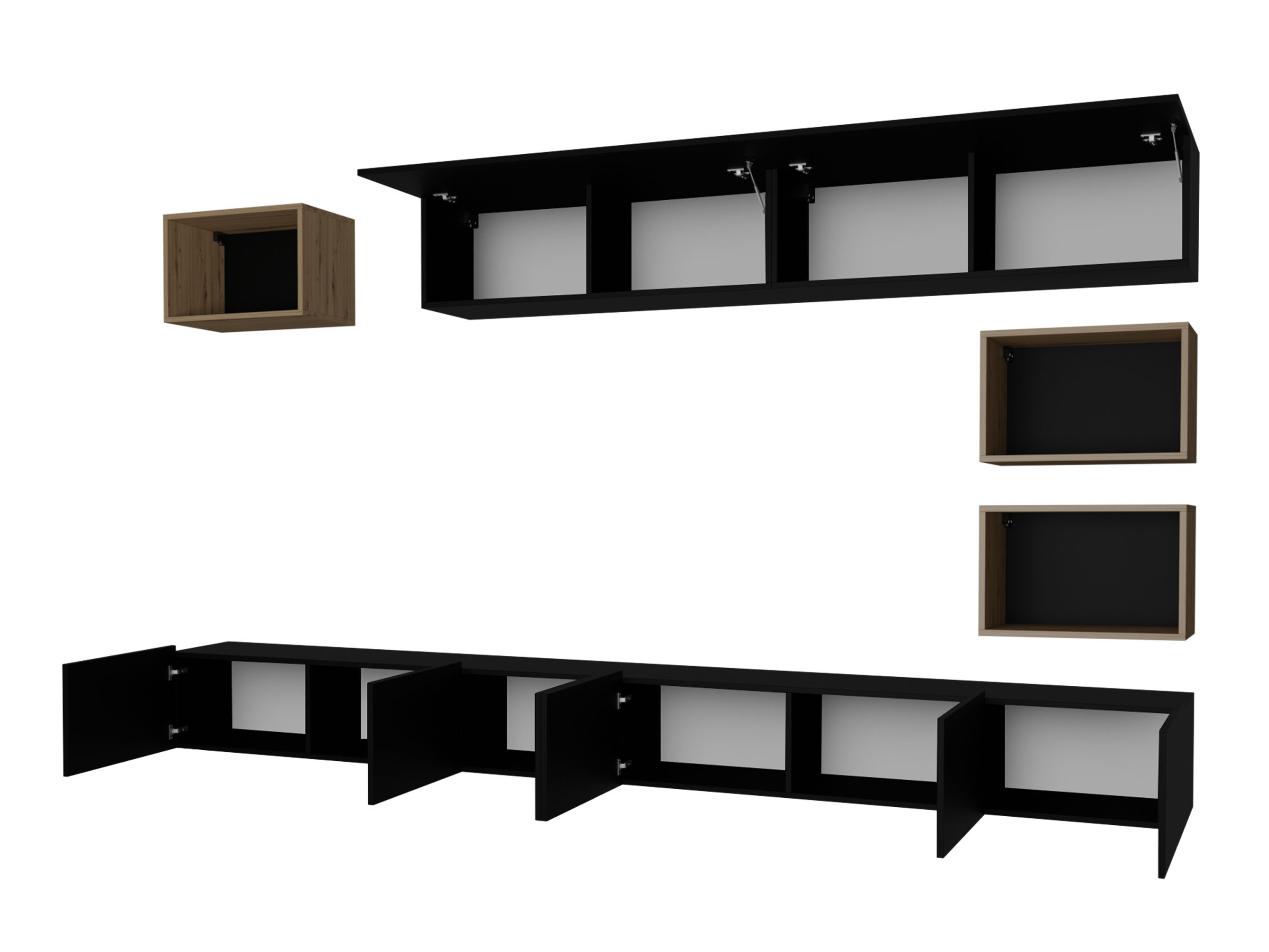 Living room set Remus XXXI (Cashmere + Artisan oak)